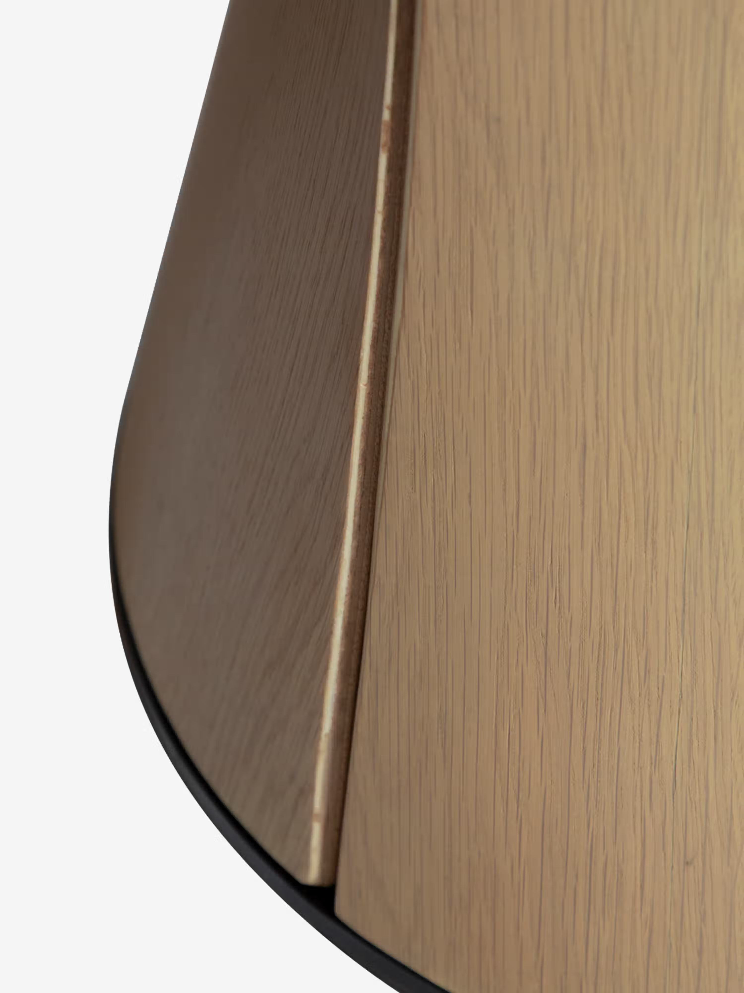 Root skulpturaler Couchtisch - Nussbaum oder helleiche 130 x 42 cm