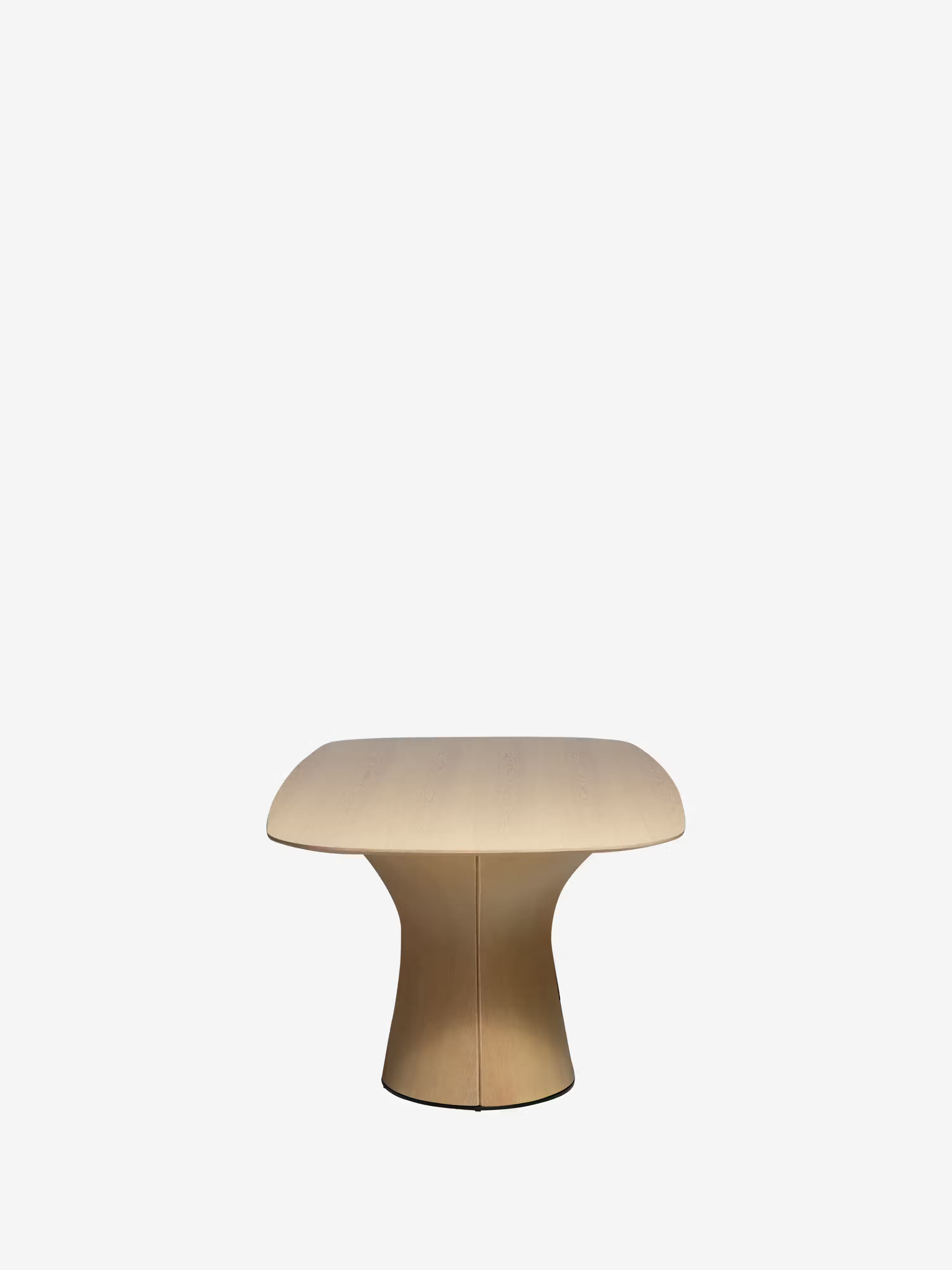 Root mesa de comedor escultórica en madera - Roble claro 220 x 110 cm
