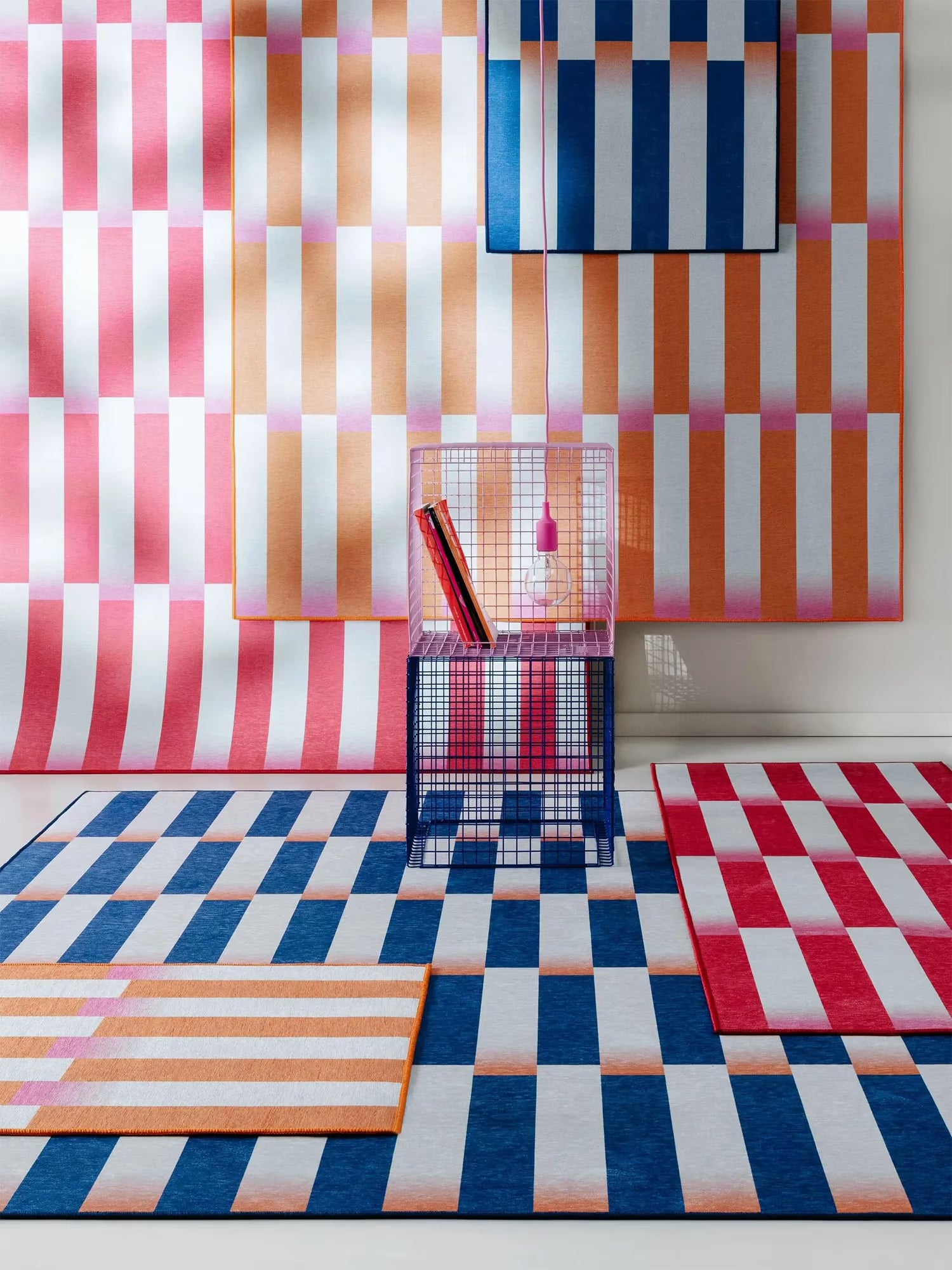 Rory Tappeto in poliestere Lavabile POP style - design geometrico a strisce certificato OEKO-TEX®
