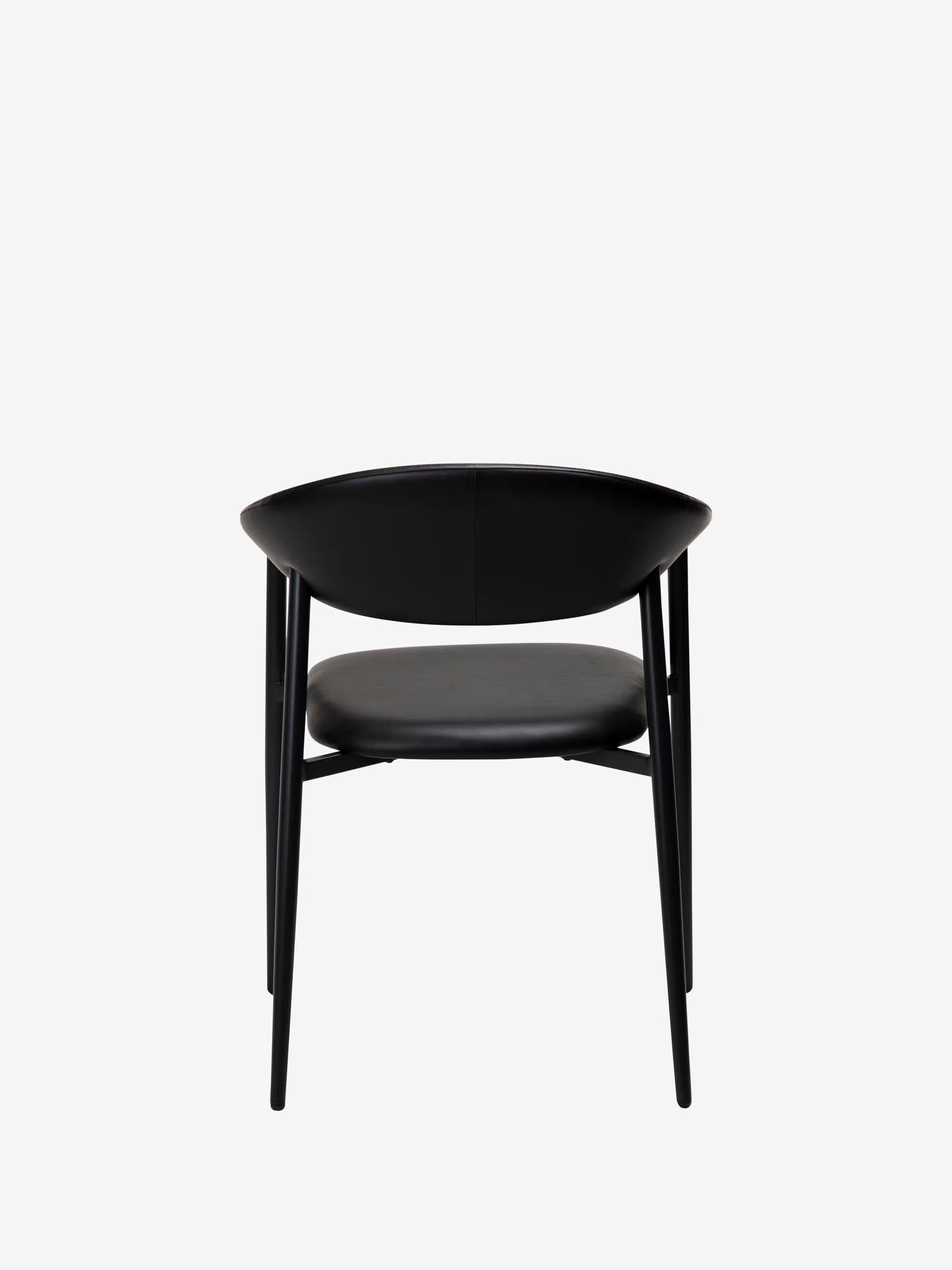 Rover chaise avec accoudoirs en cuir art. - design moderne industriel-chic