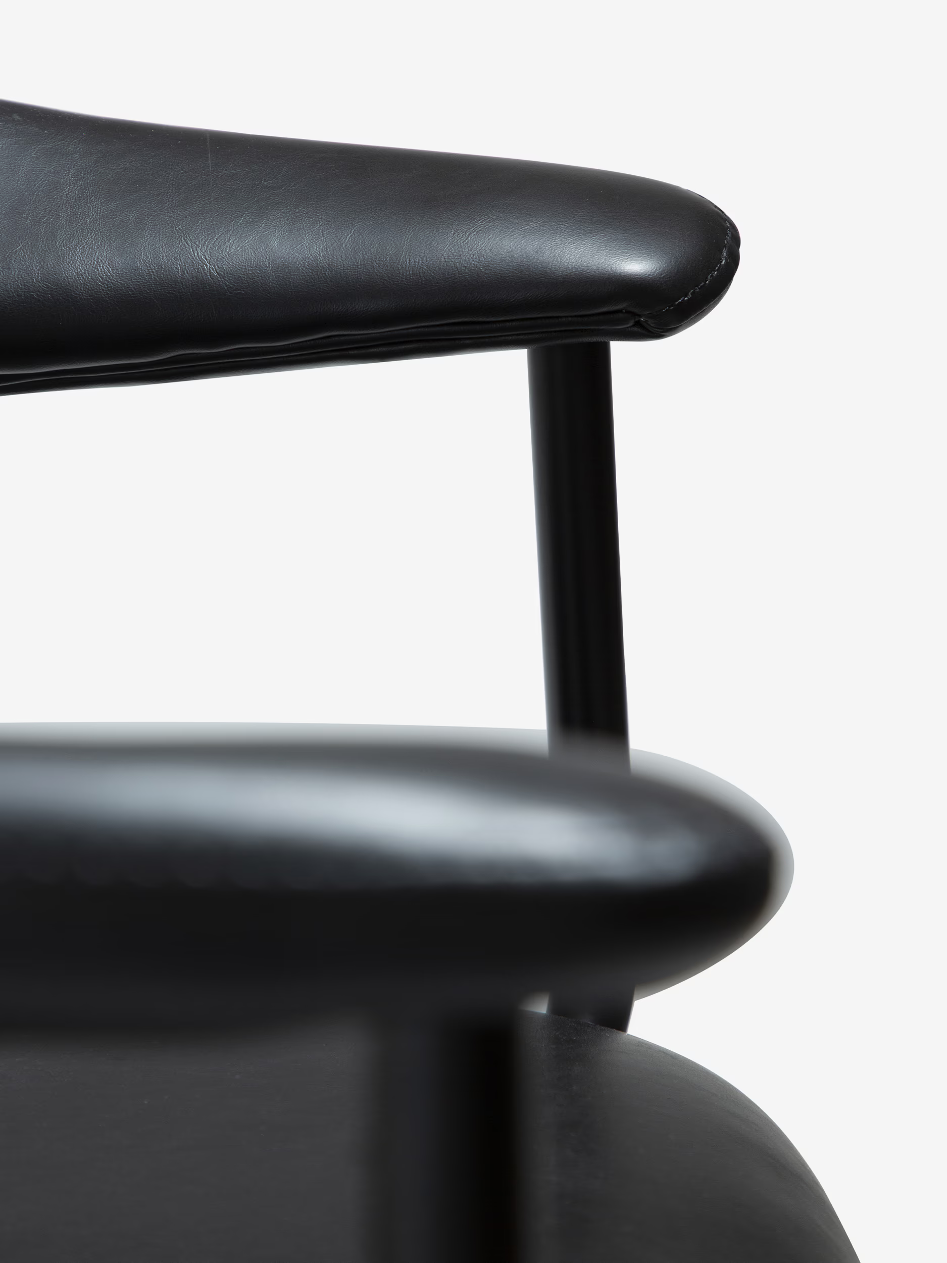 Rover chaise de bureau en cuir durable - design moderne industriel-chic