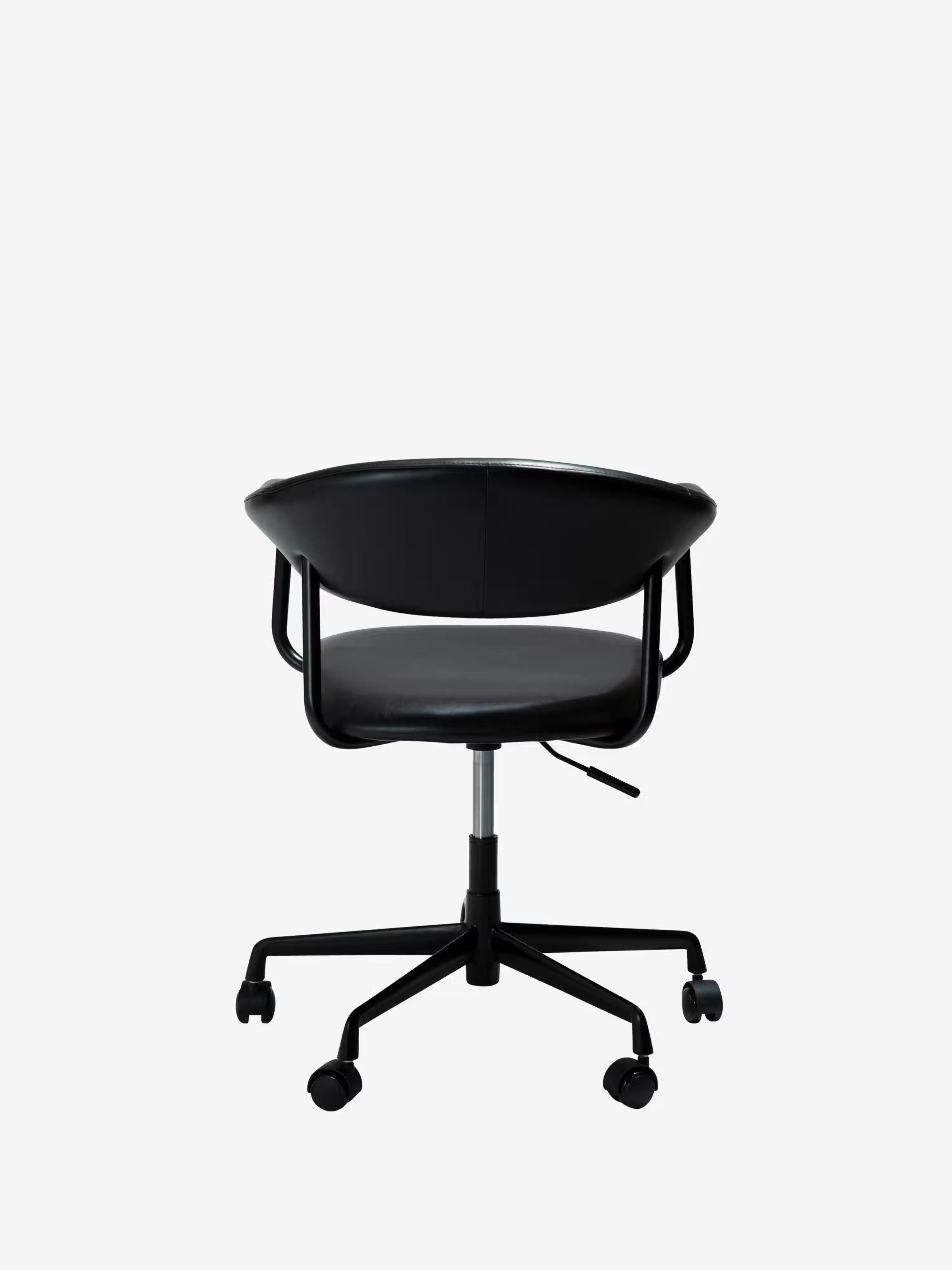 Rover chaise de bureau en cuir durable - design moderne industriel-chic