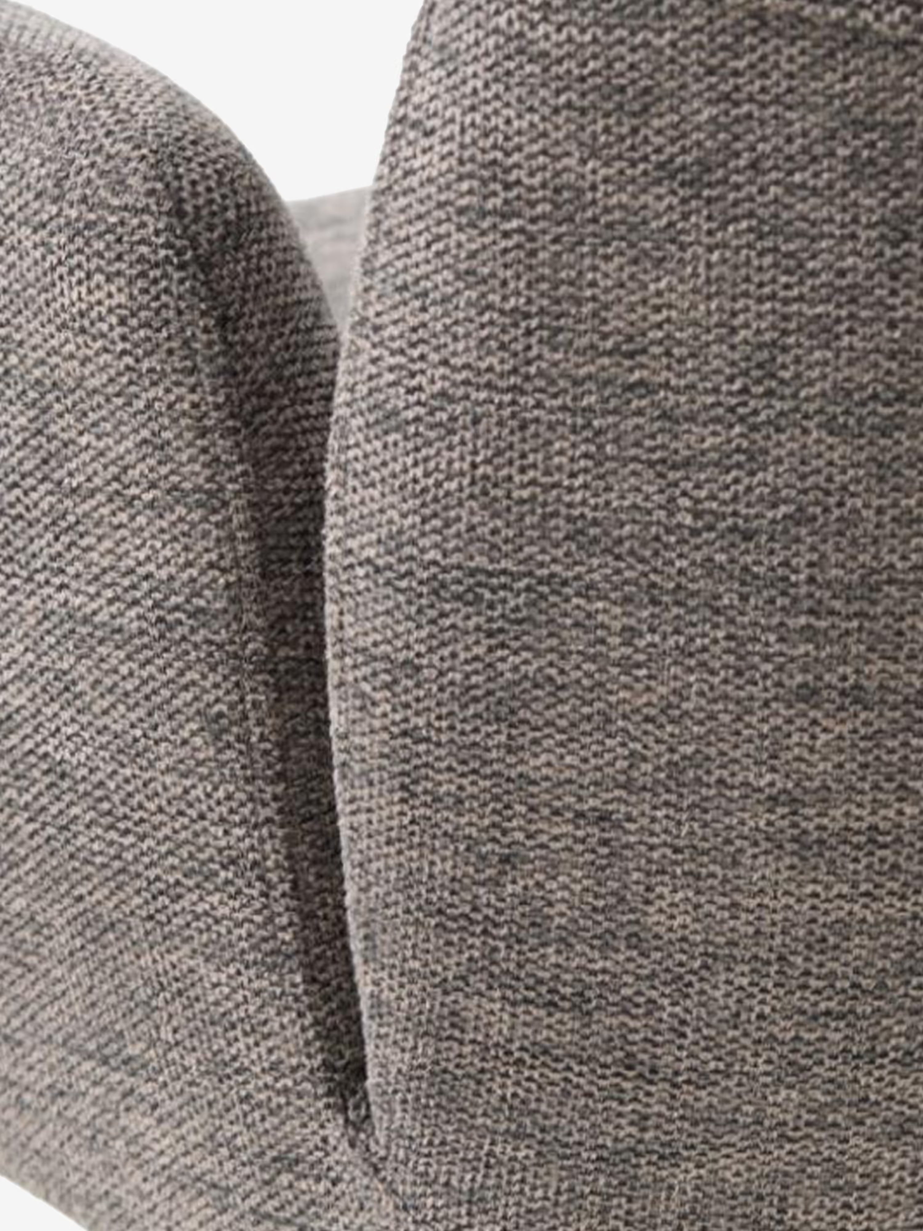 Roxana Chaise pivotante rembourrée en tissu avec accoudoirs et base en métal noir