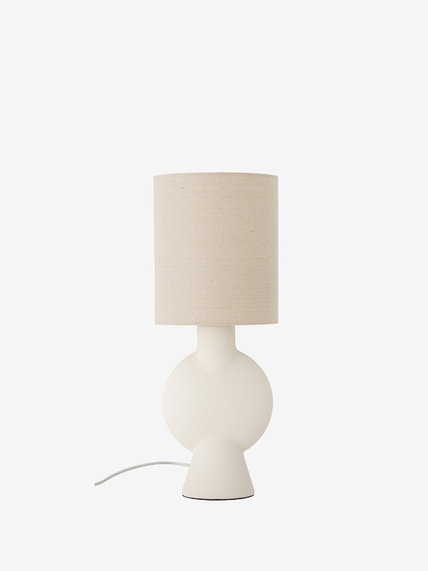 Lampe de table Sergio en grès – Design minimal sculptural