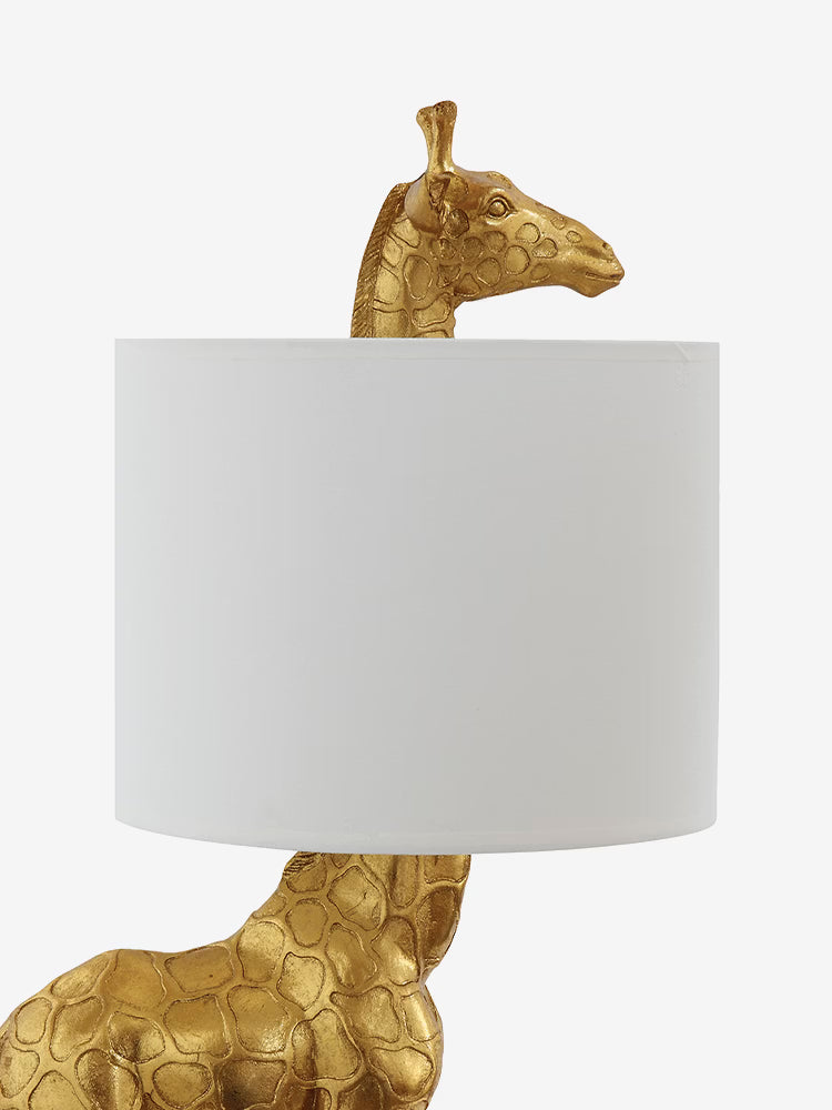 Silas Lampada da Tavolo a Forma di Giraffa Dorata