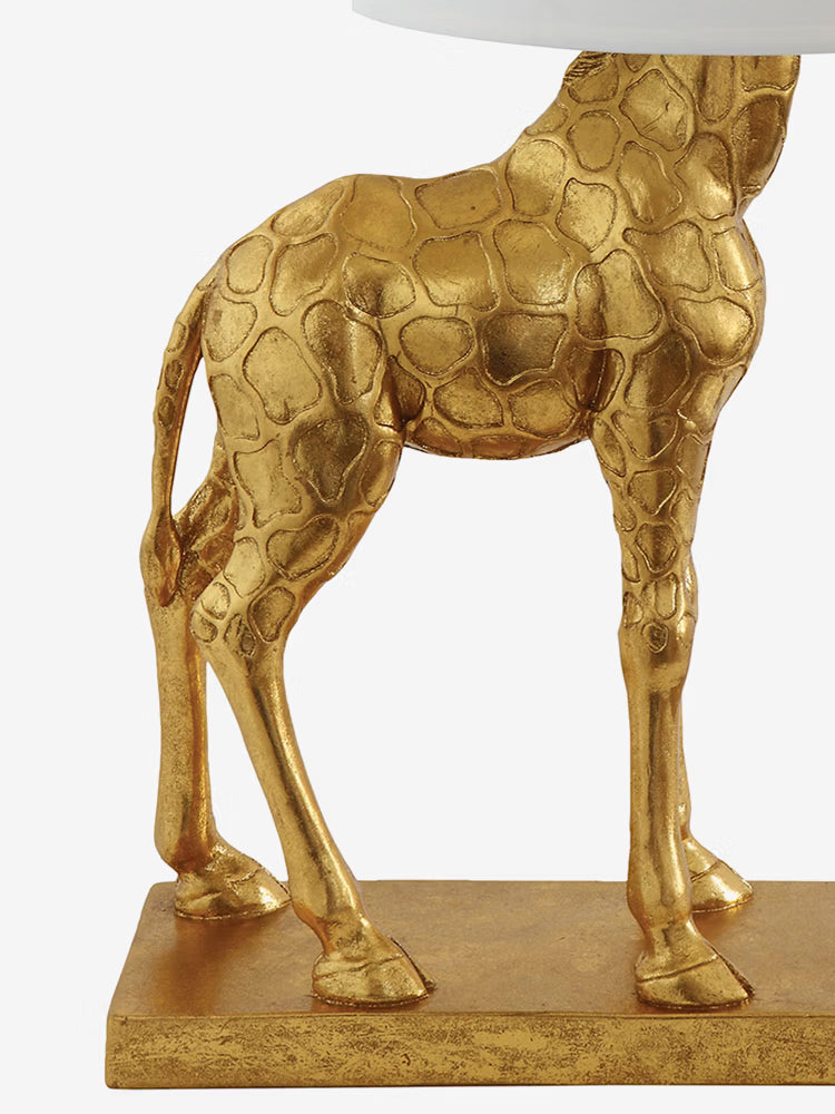 Silas Lampada da Tavolo a Forma di Giraffa Dorata