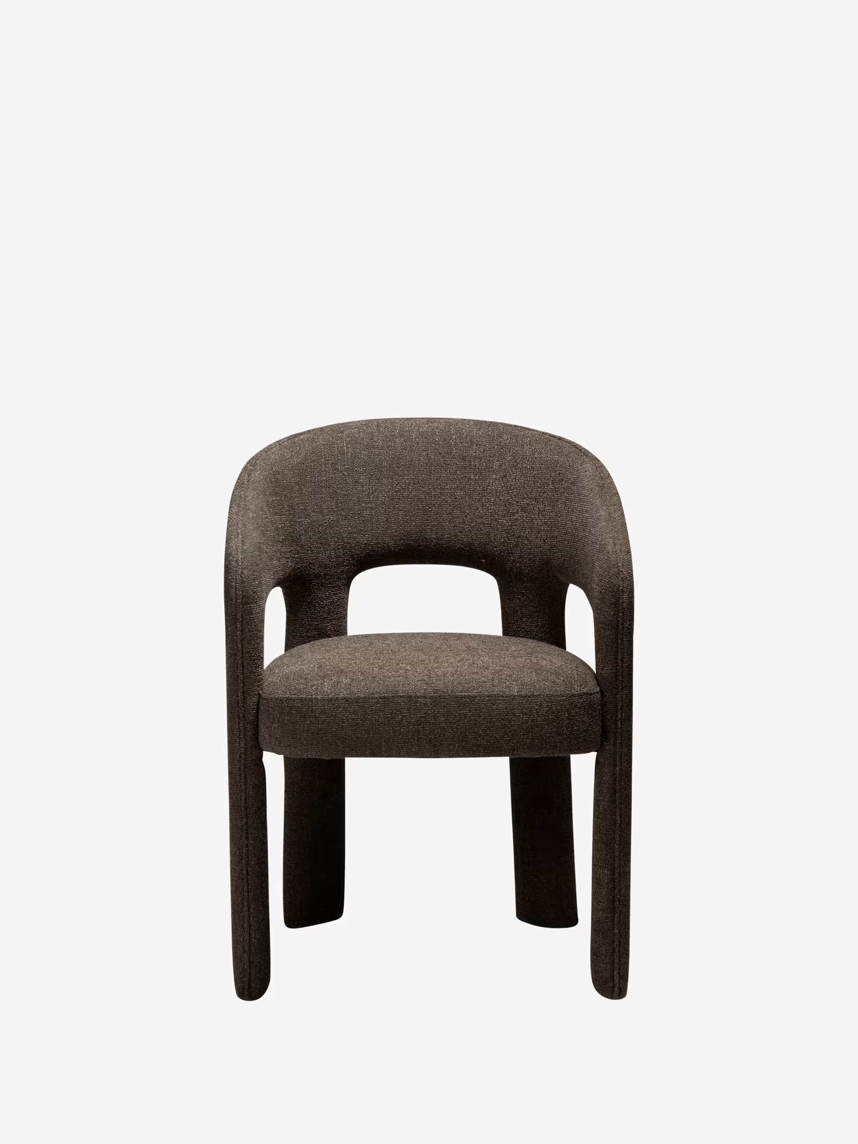 Splendor chaise en tissu certifié Oeko-tex - Bouclé de Charme & Confort Enveloppant