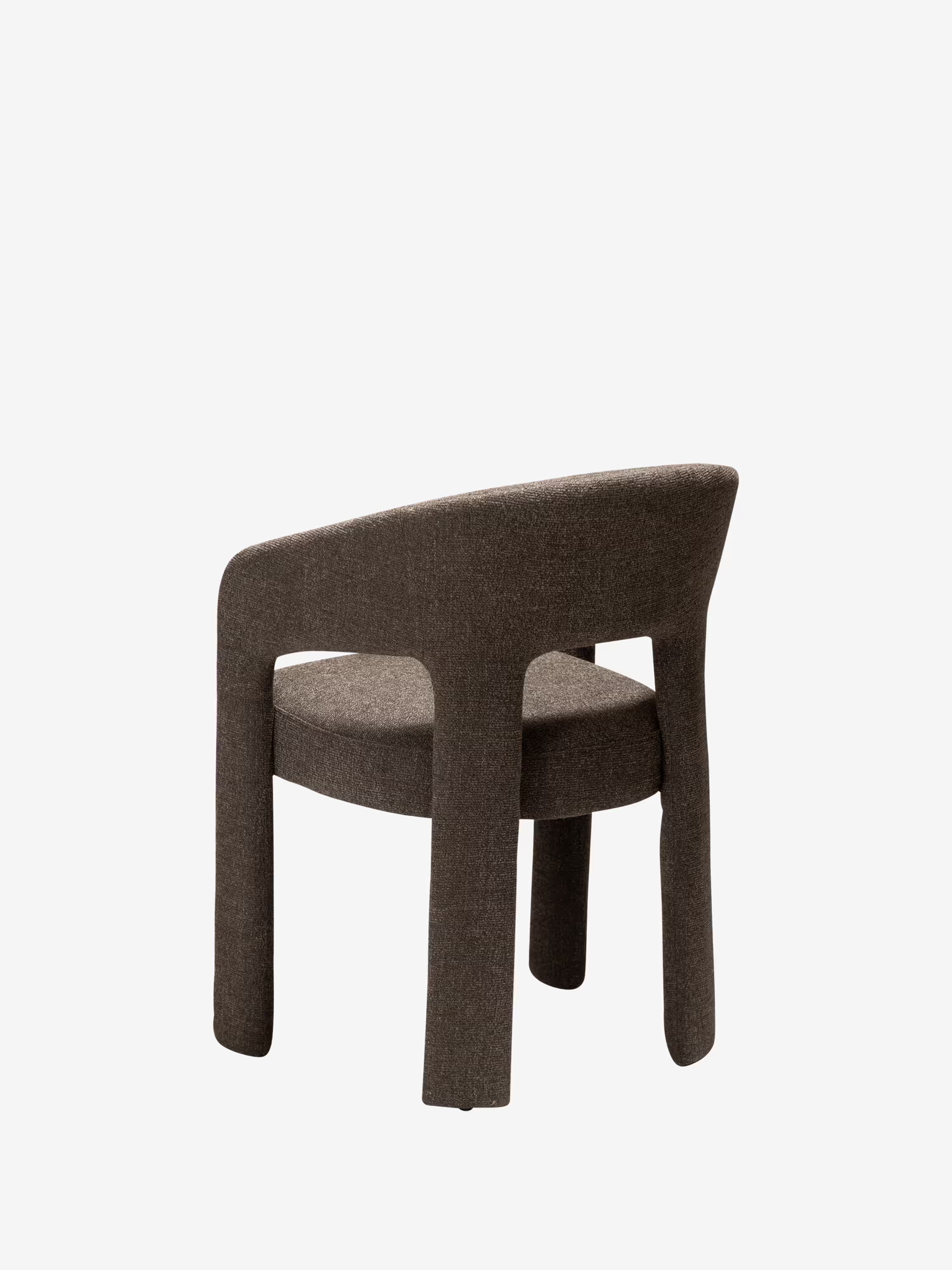 Splendor chaise en tissu certifié Oeko-tex - Bouclé de Charme & Confort Enveloppant