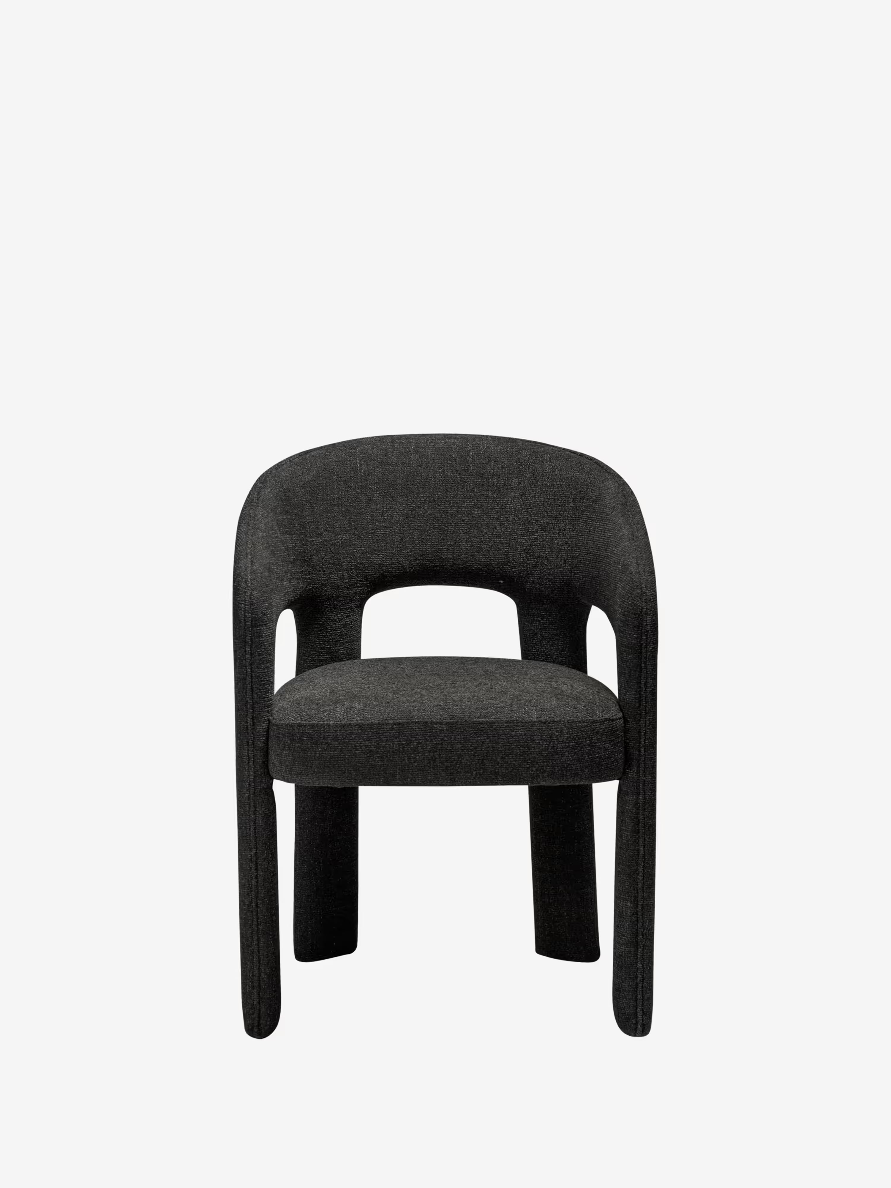 Splendor chaise en tissu certifié Oeko-tex - Bouclé de Charme & Confort Enveloppant