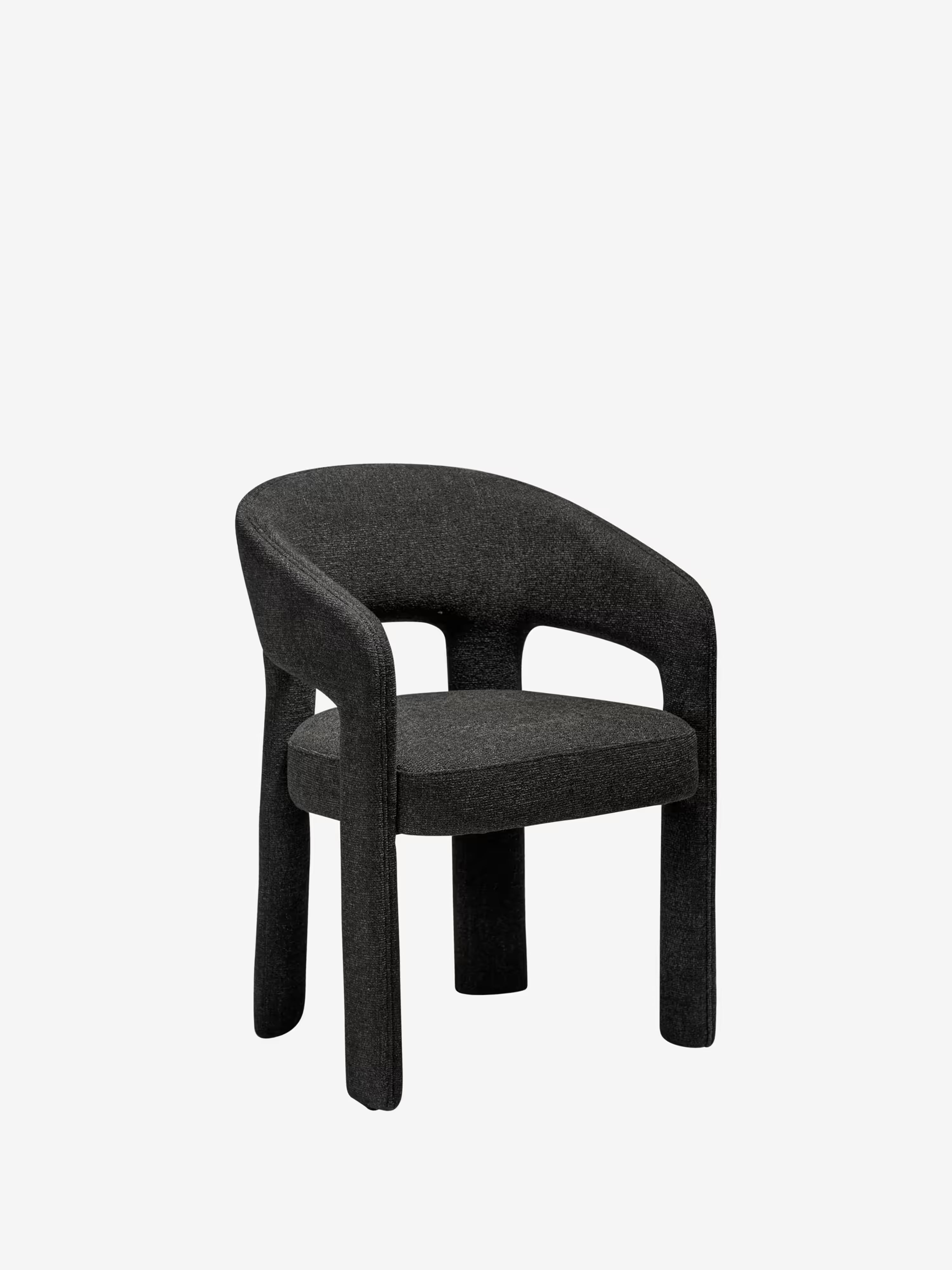 Splendor chaise en tissu certifié Oeko-tex - Bouclé de Charme & Confort Enveloppant