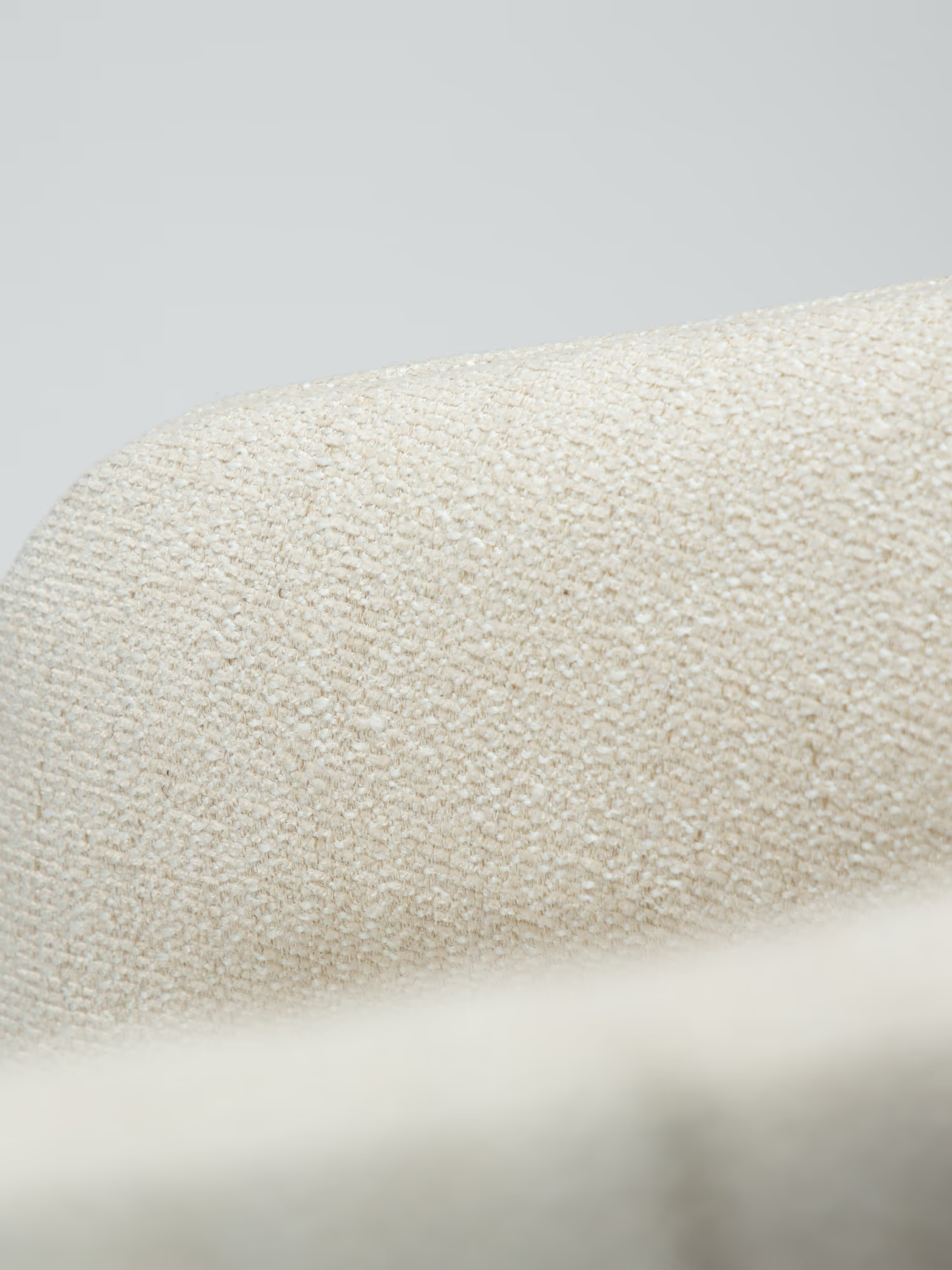 Splendor chaise en tissu certifié Oeko-tex - Bouclé de Charme & Confort Enveloppant