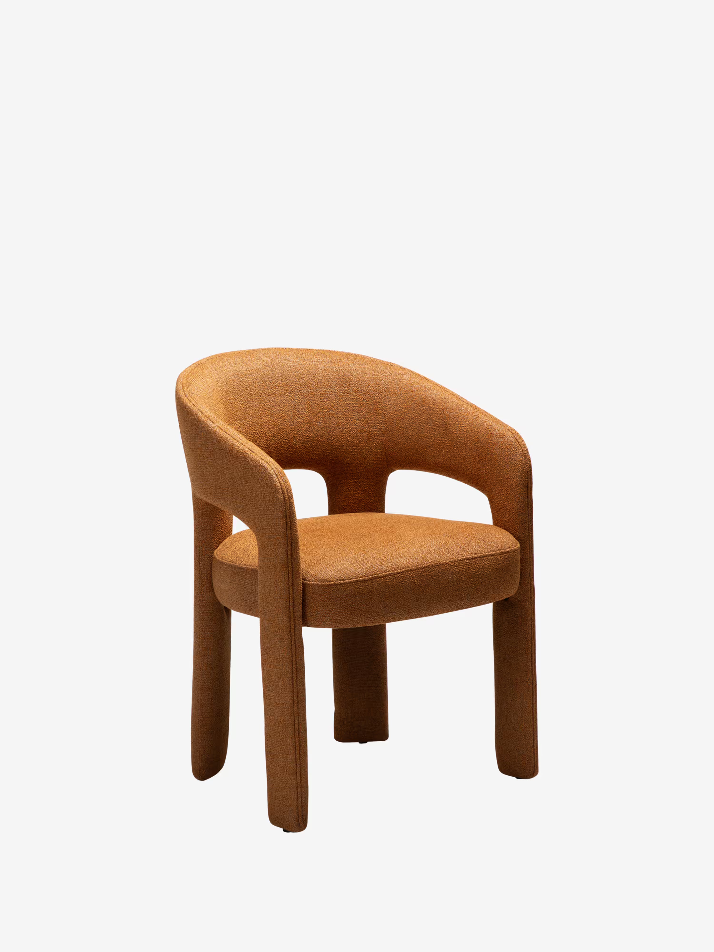 Splendor chaise en tissu certifié Oeko-tex - Bouclé de Charme & Confort Enveloppant