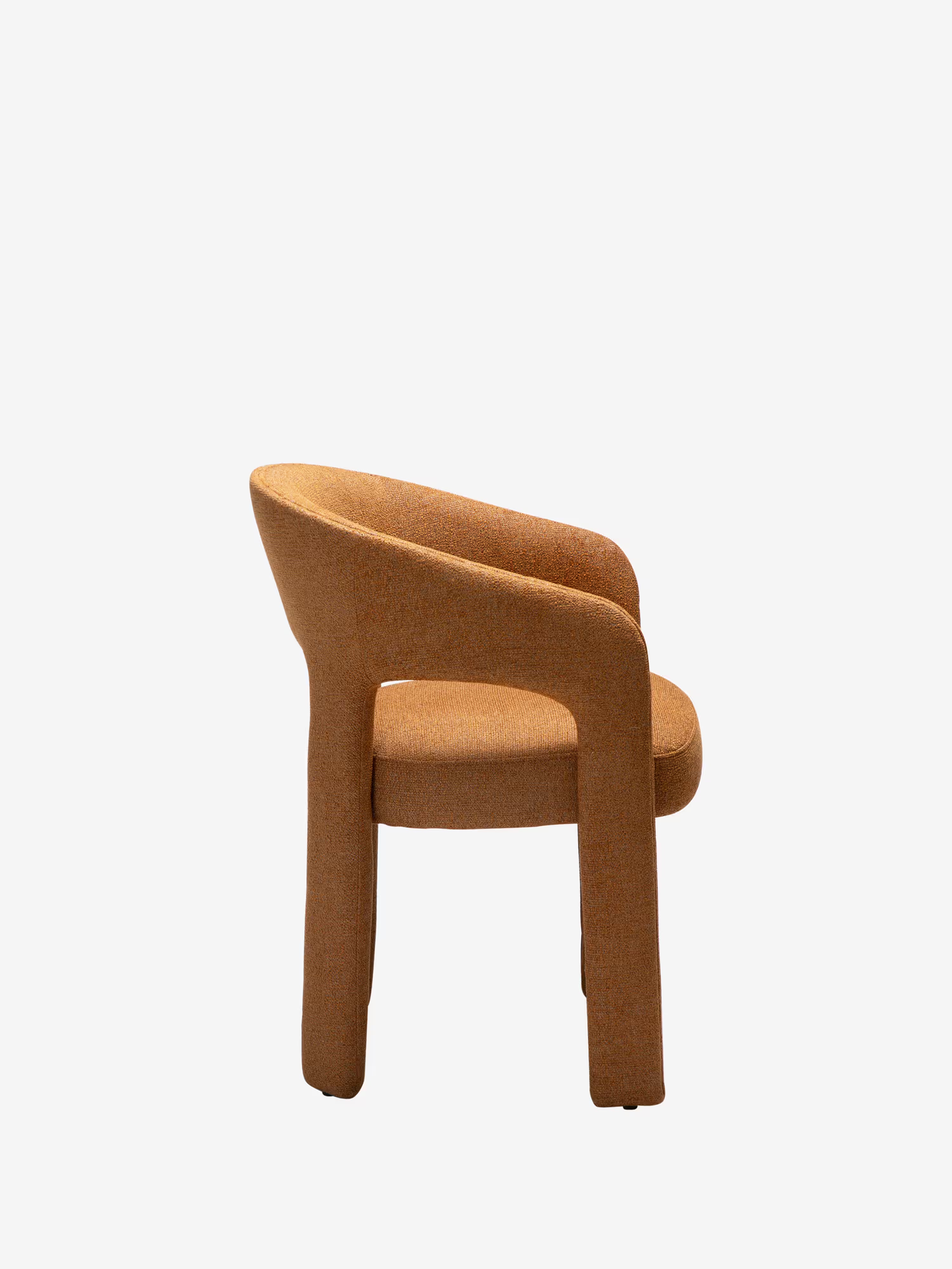Splendor chaise en tissu certifié Oeko-tex - Bouclé de Charme & Confort Enveloppant