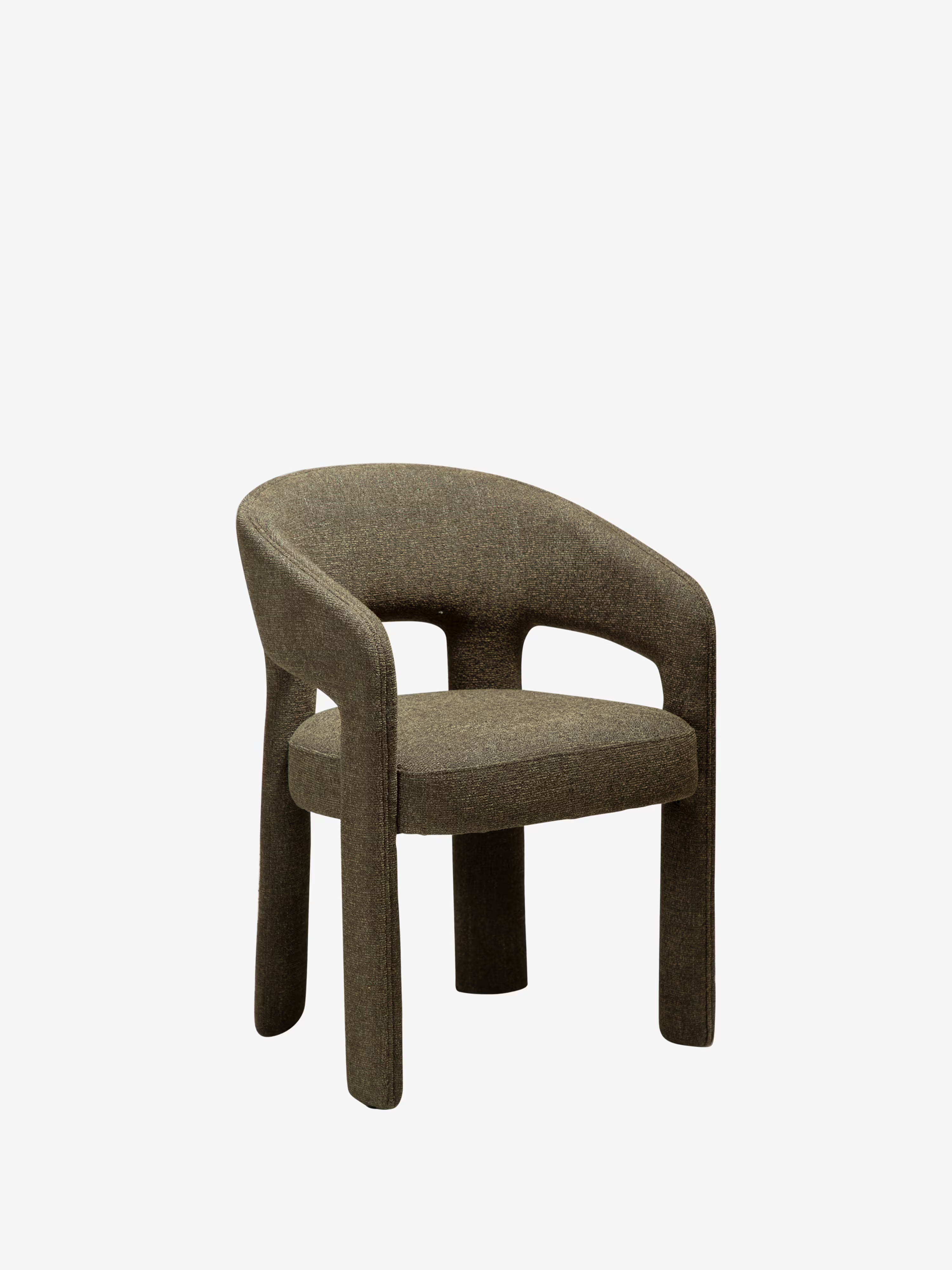 Splendor chaise en tissu certifié Oeko-tex - Bouclé de Charme & Confort Enveloppant