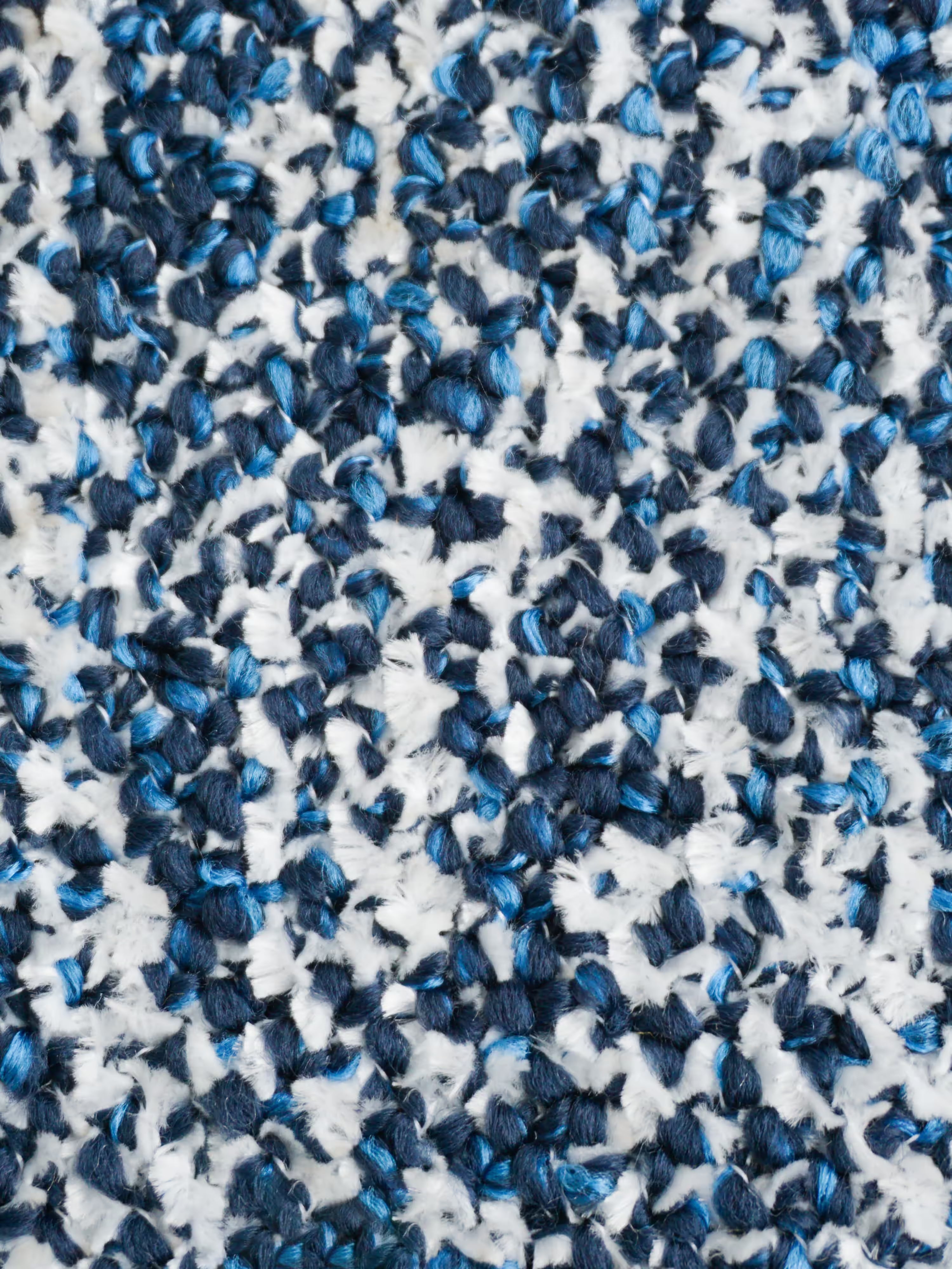 Magnolia Cuscino imbottito decorativo quadrato 45x45 in Bouclé Mélange Elegante e Materico
