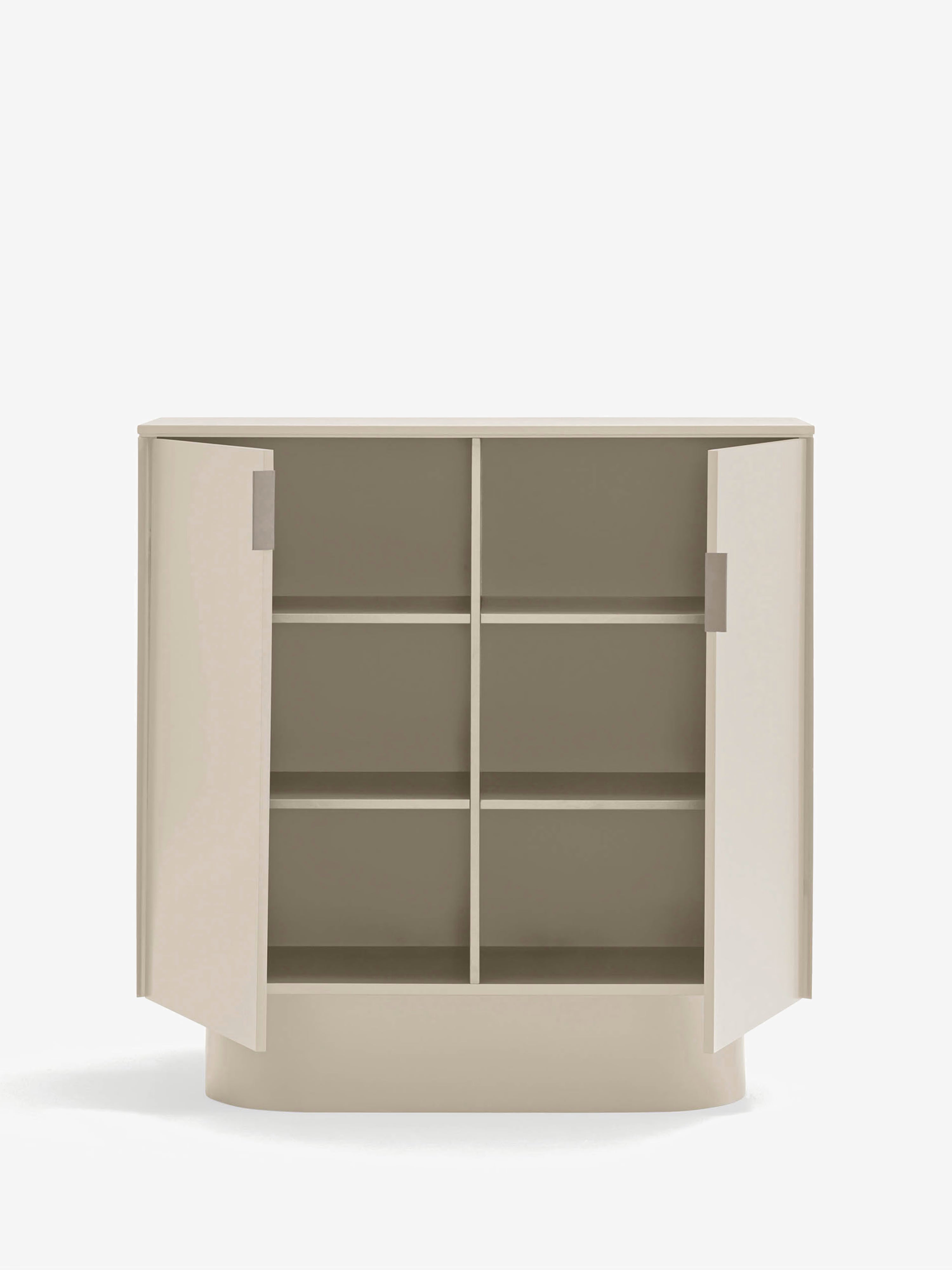 Totem aparador alto beige arena - aparador de diseño 110 x 114 cm