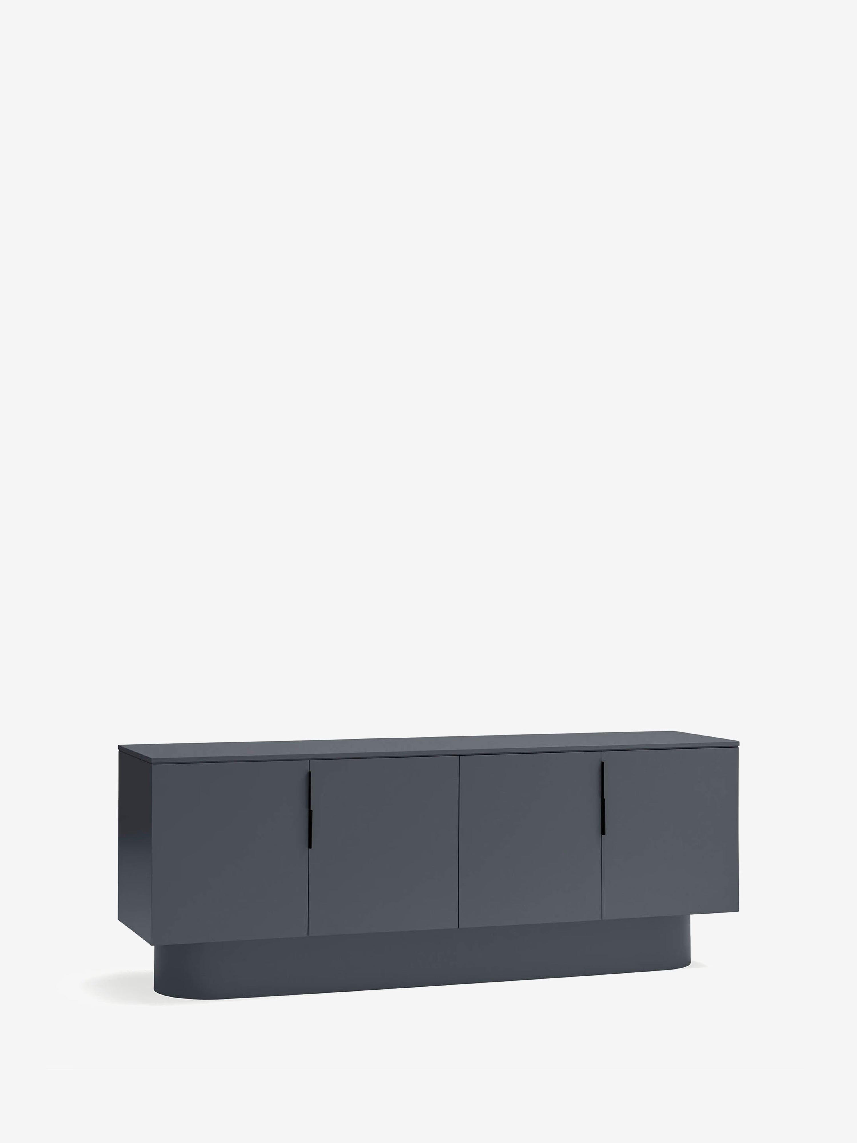 Totem aparador en MDF gris antracita - aparador moderno 200 x 78 cm