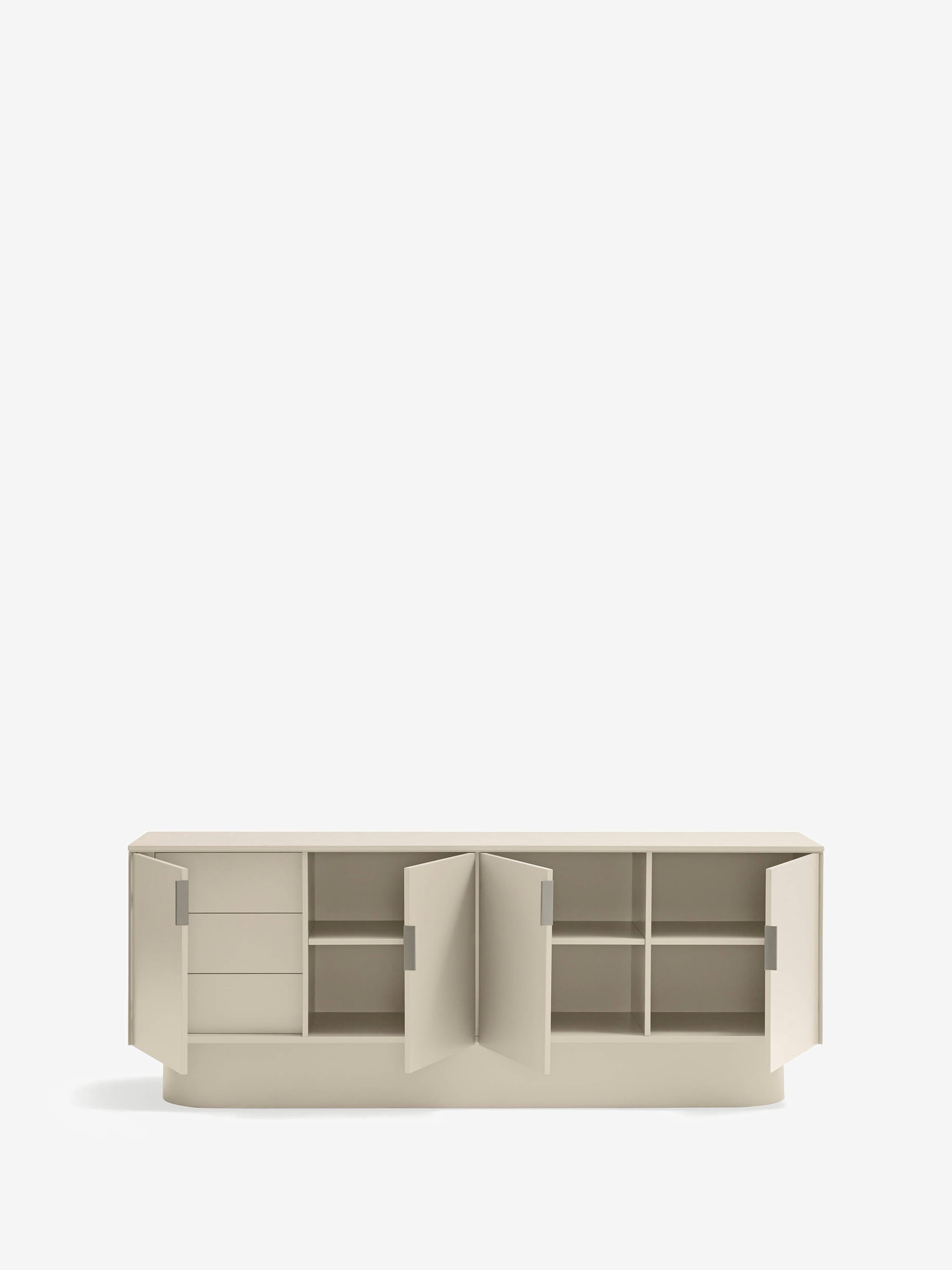 Totem aparador en MDF beige arena - aparador moderno 200 x 78 cm