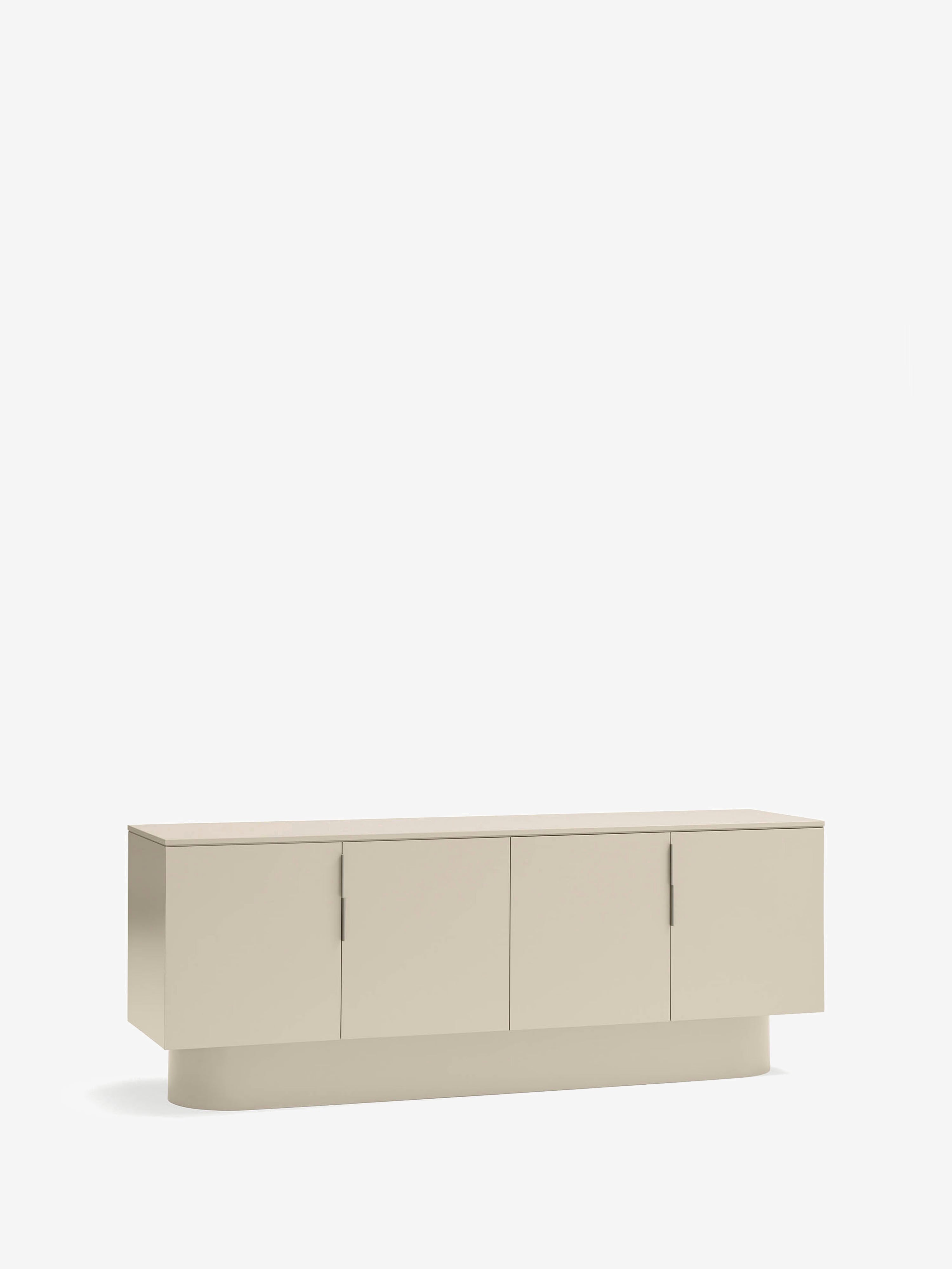 Totem aparador en MDF beige arena - aparador moderno 200 x 78 cm