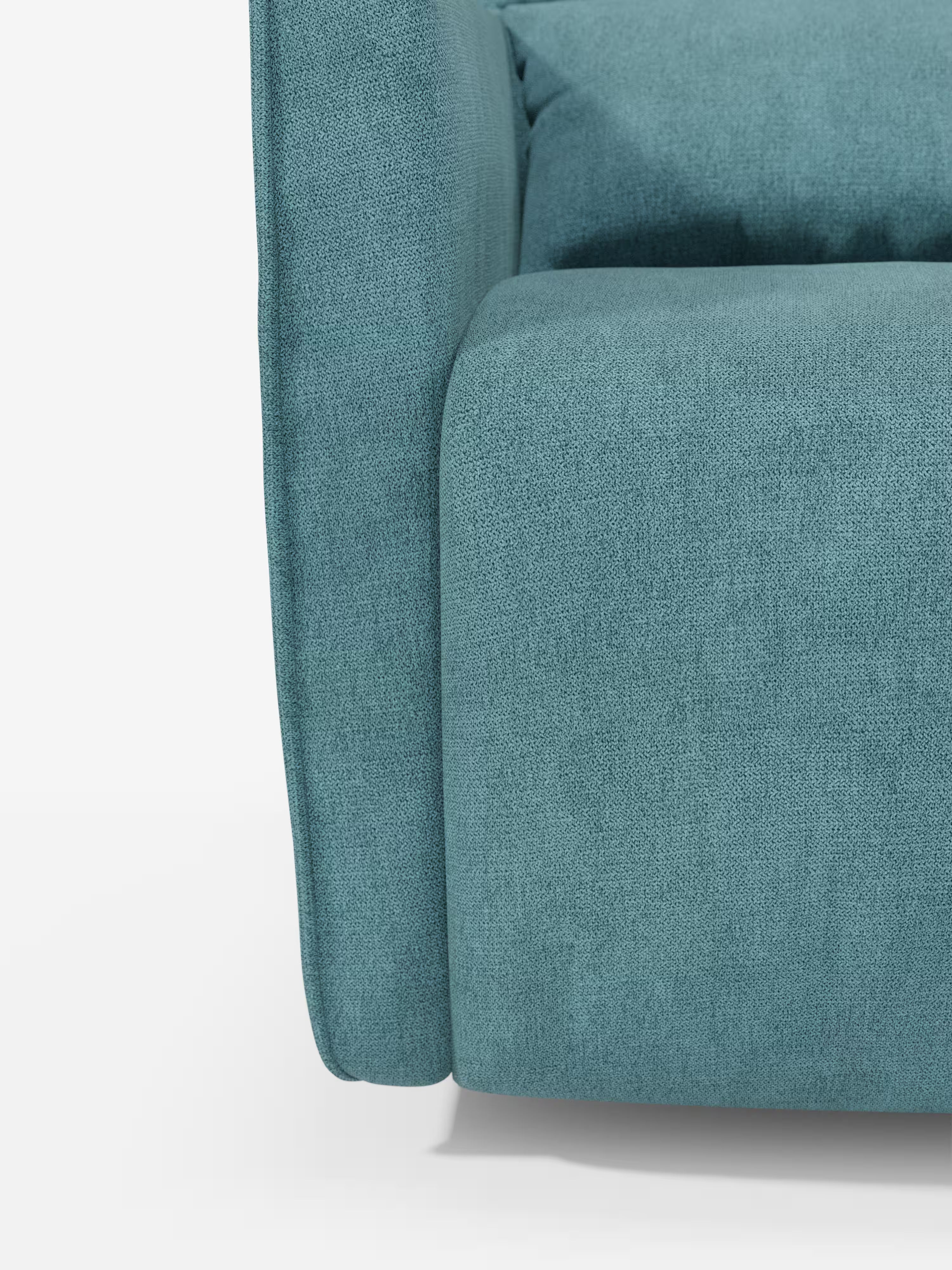 Tulla poltrona girevole con cuscino poggiareni - design elegante in tessuto impermeabile