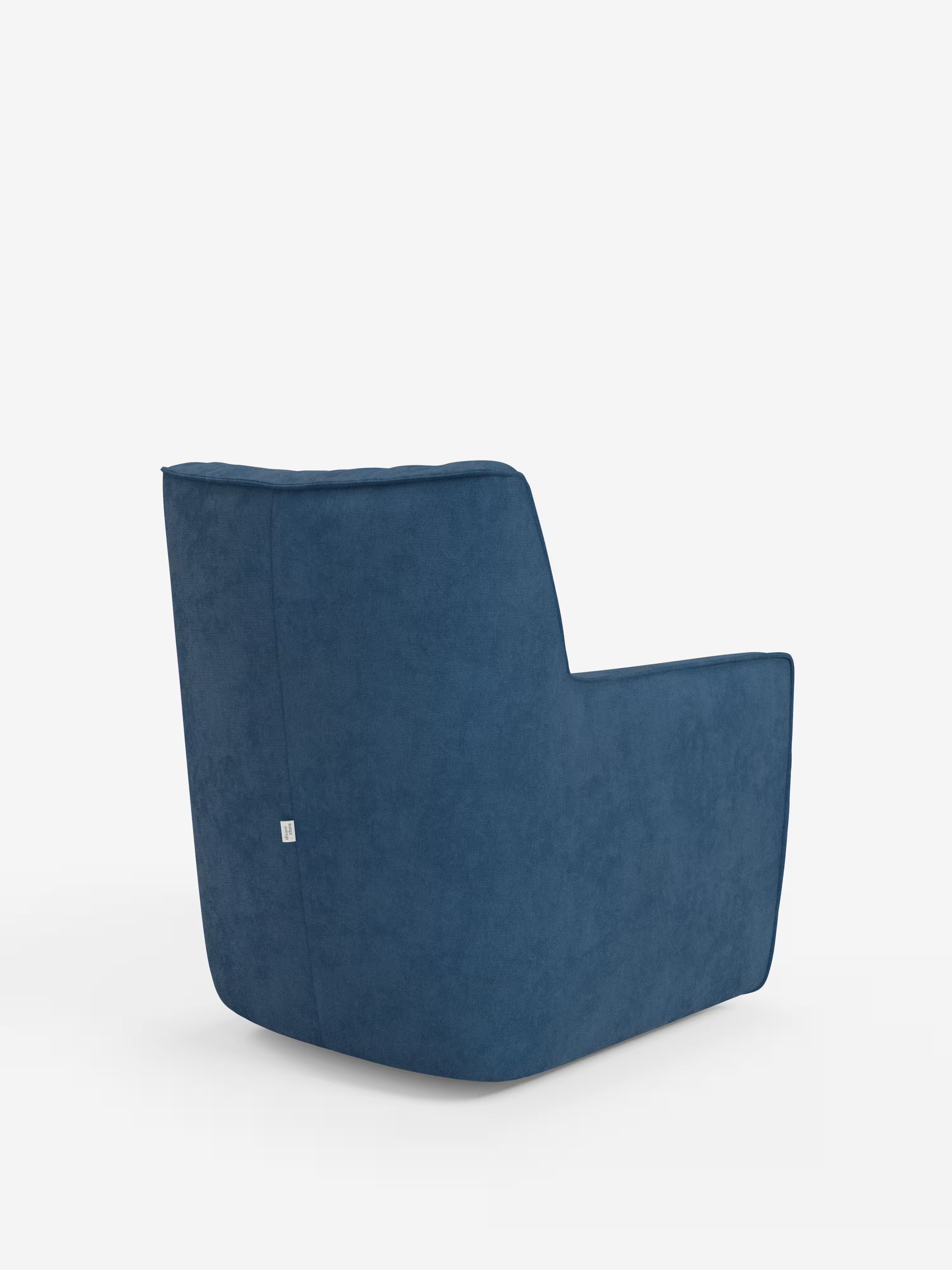 Tulla poltrona girevole con cuscino poggiareni - design elegante in tessuto impermeabile