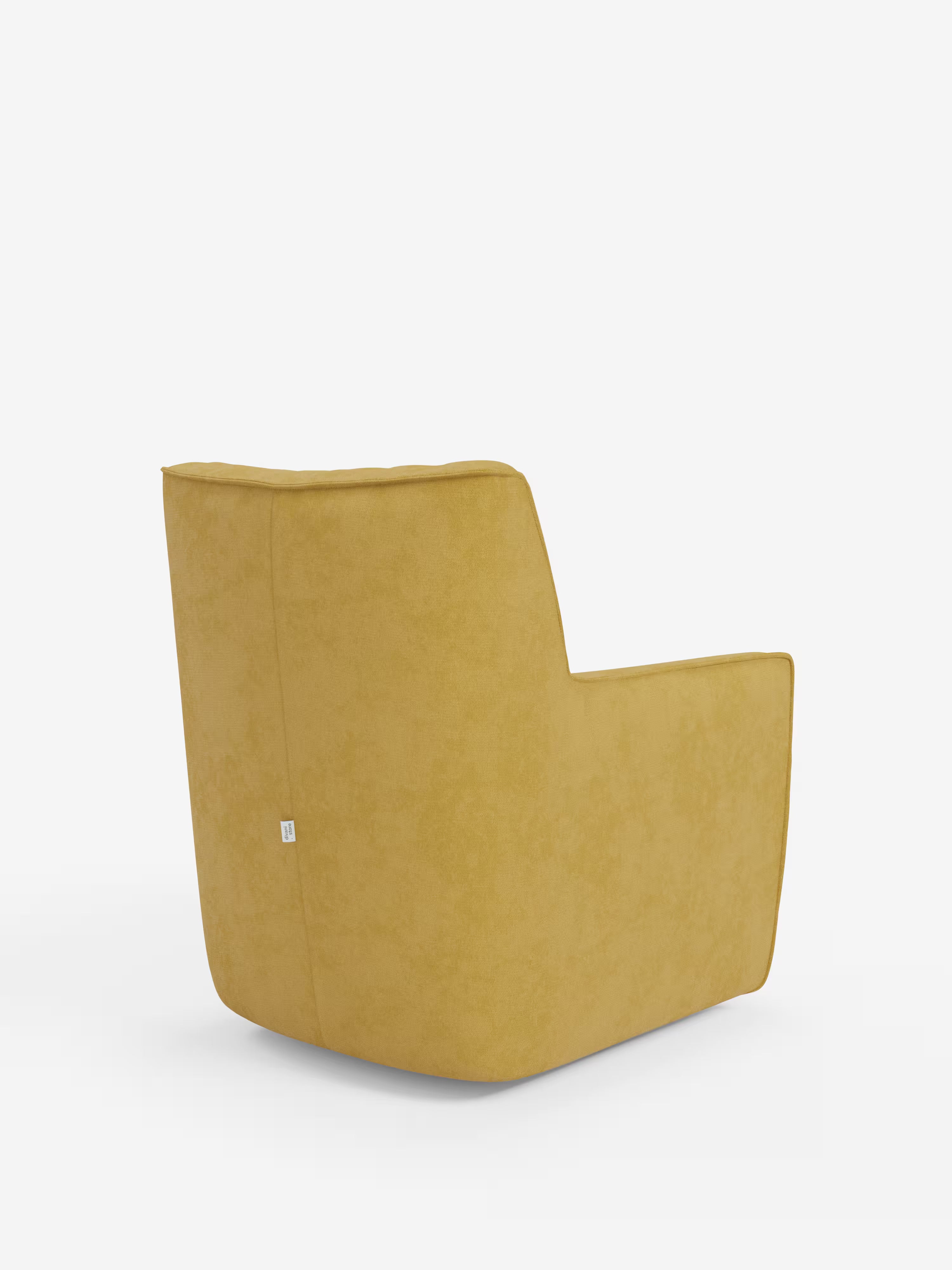 Tulla poltrona girevole con cuscino poggiareni - design elegante in tessuto impermeabile