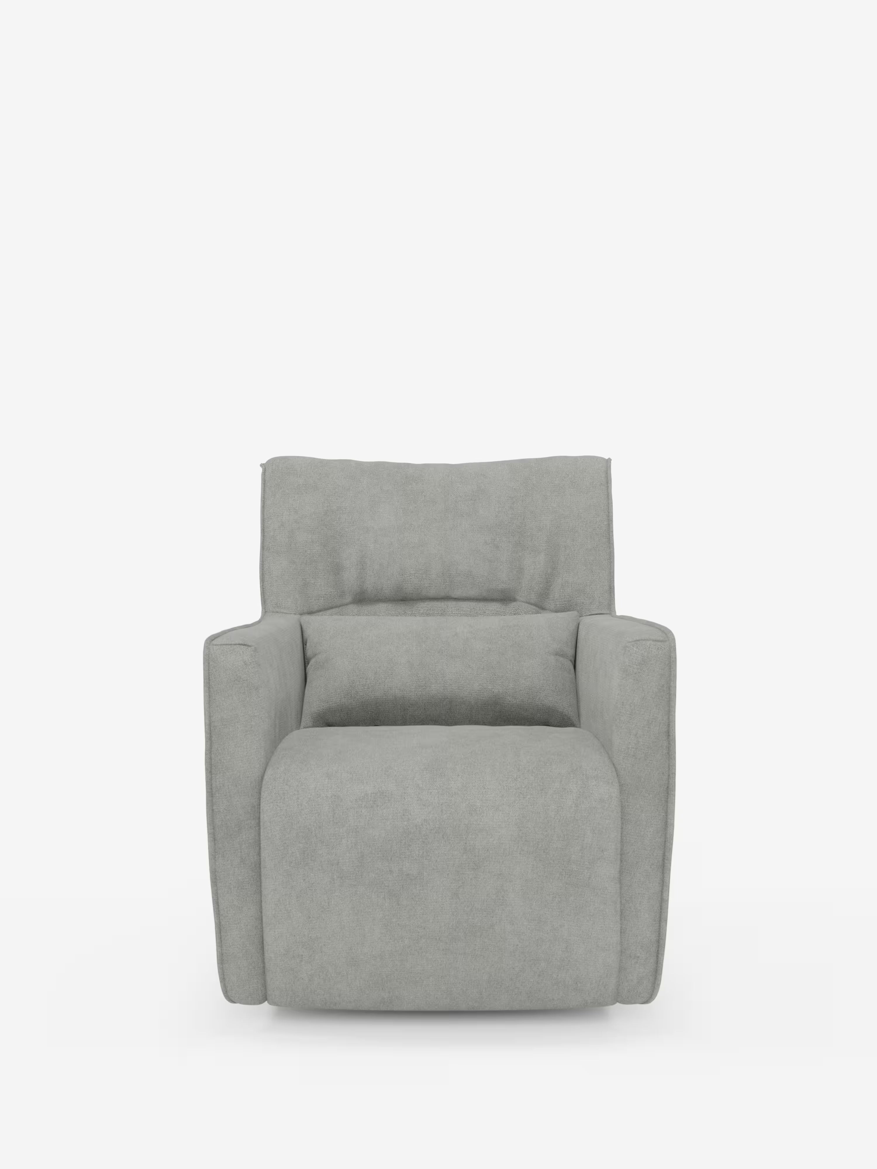Tulla poltrona girevole con cuscino poggiareni - design elegante in tessuto impermeabile