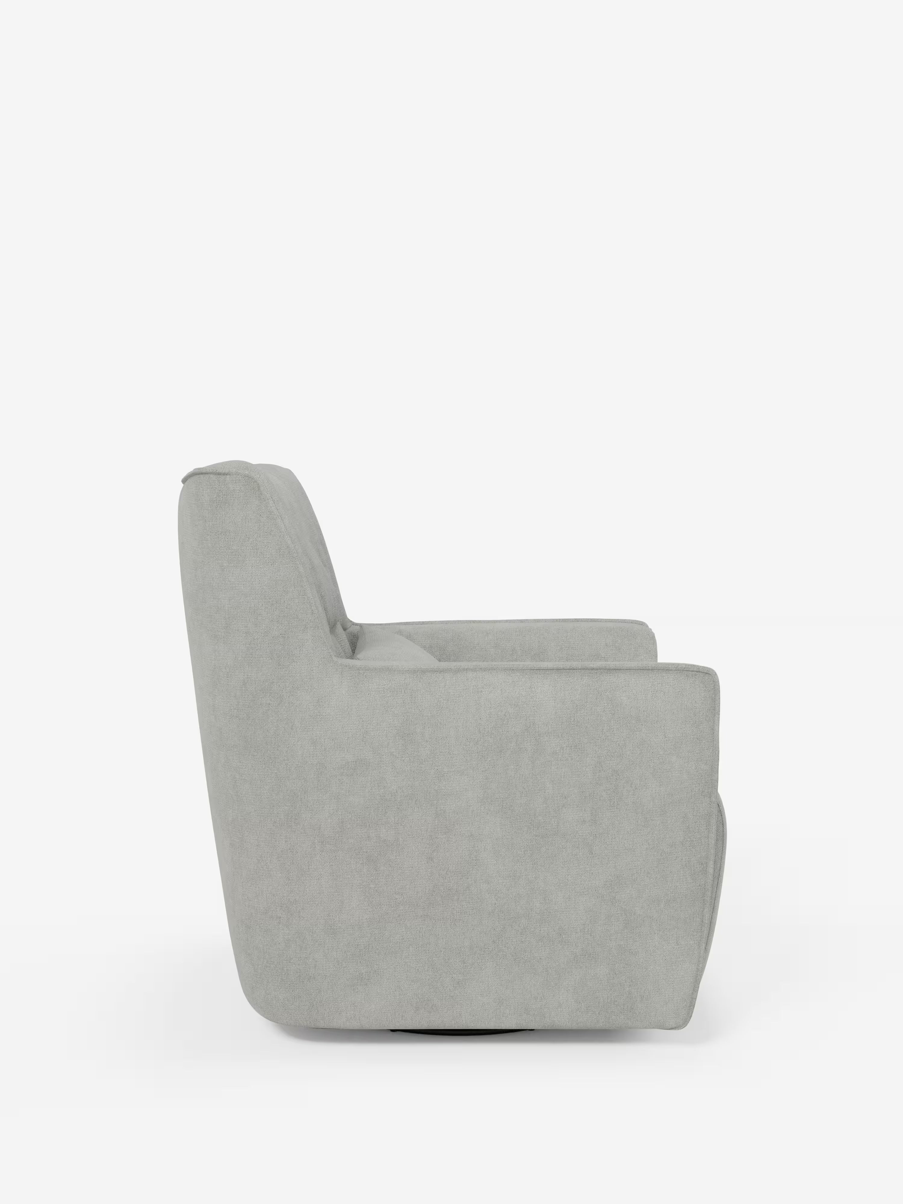 Tulla poltrona girevole con cuscino poggiareni - design elegante in tessuto impermeabile