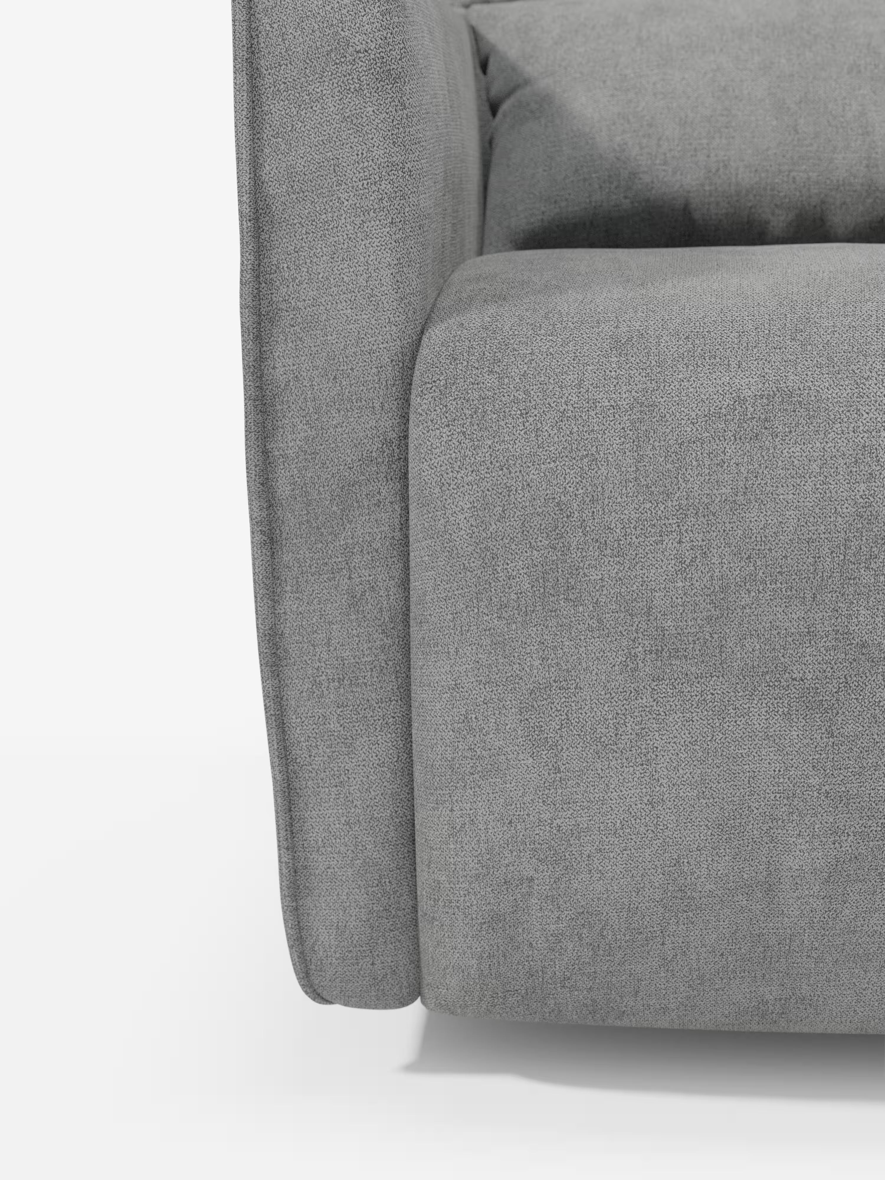 Tulla poltrona girevole con cuscino poggiareni - design elegante in tessuto impermeabile