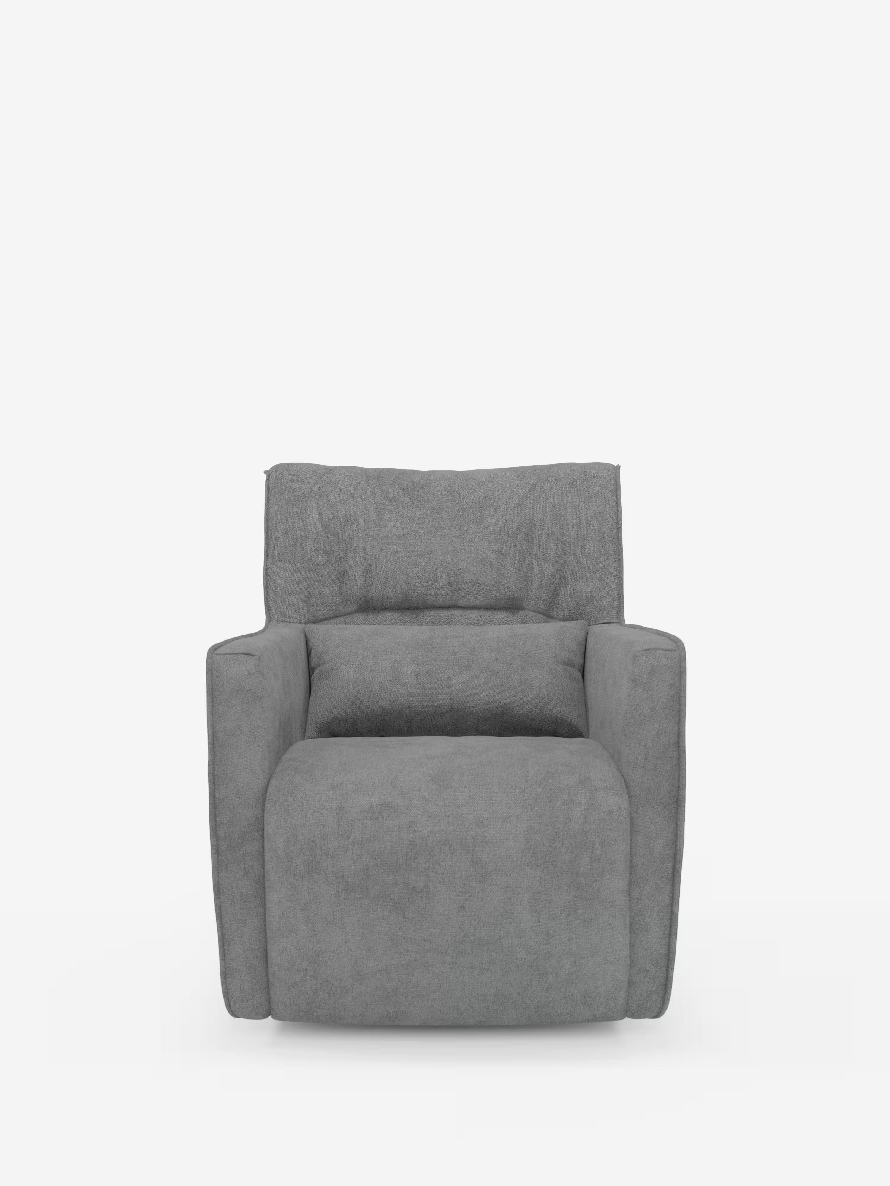 Tulla poltrona girevole con cuscino poggiareni - design elegante in tessuto impermeabile