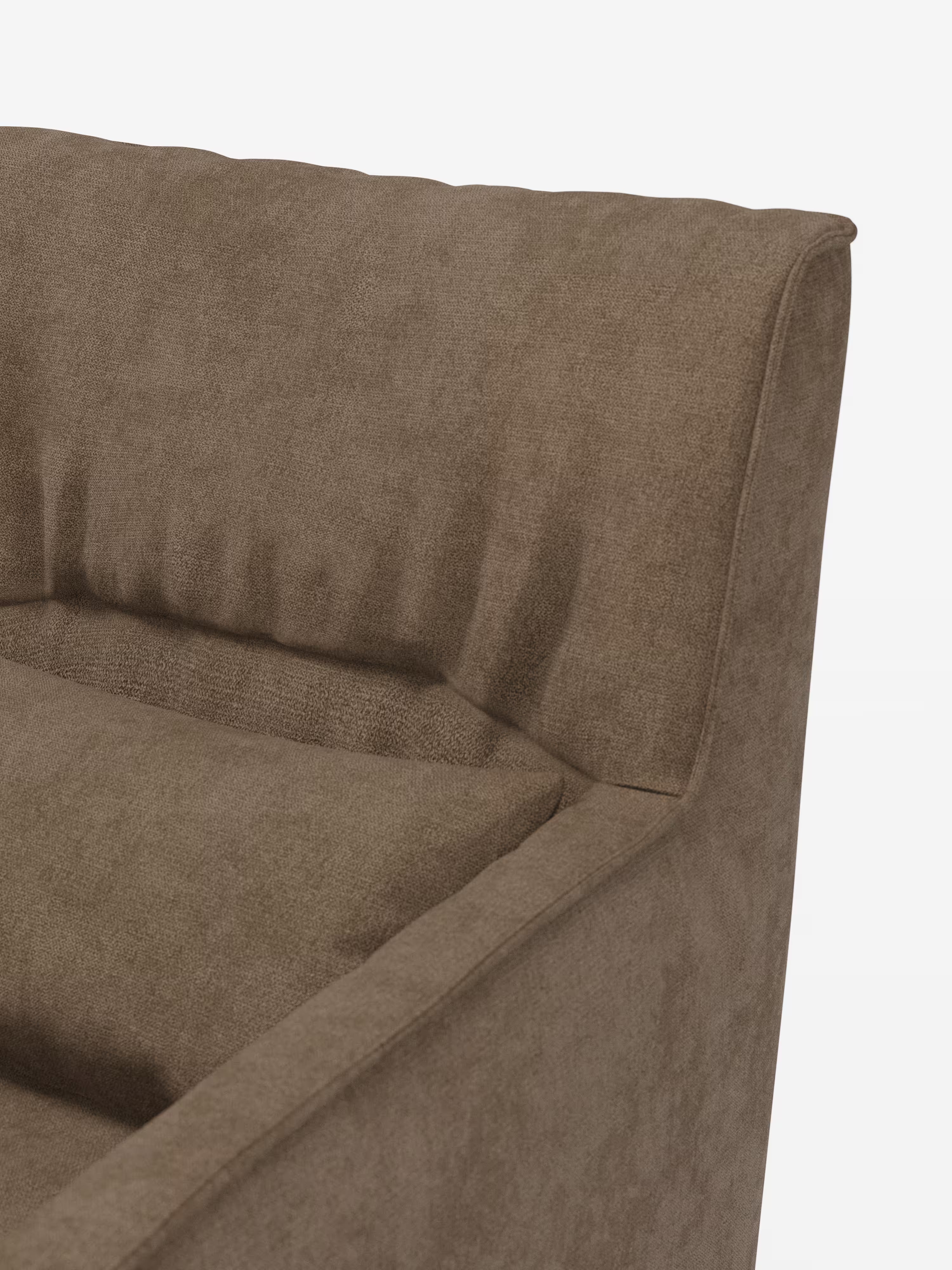 Tulla poltrona girevole con cuscino poggiareni - design elegante in tessuto impermeabile