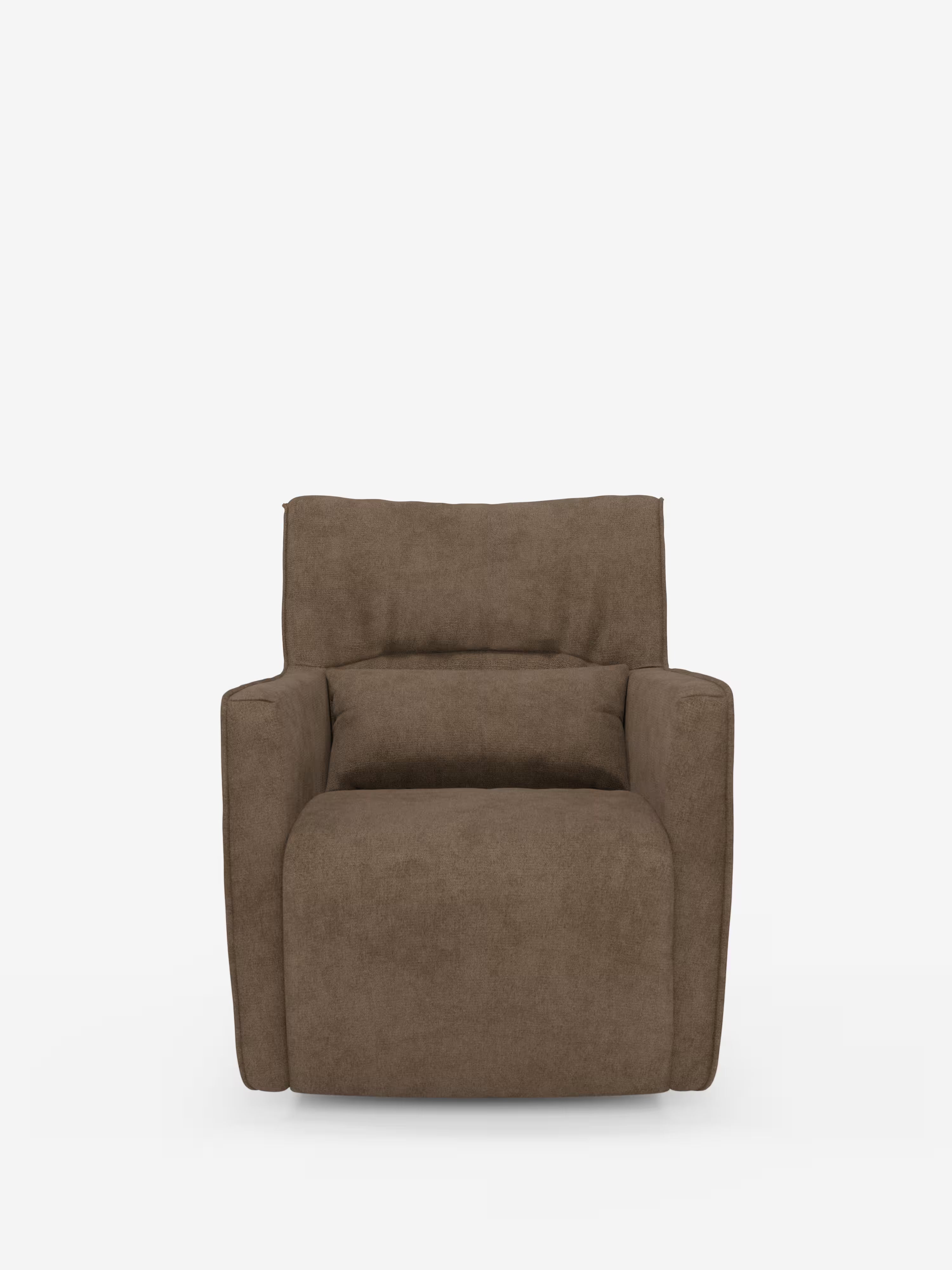 Tulla poltrona girevole con cuscino poggiareni - design elegante in tessuto impermeabile