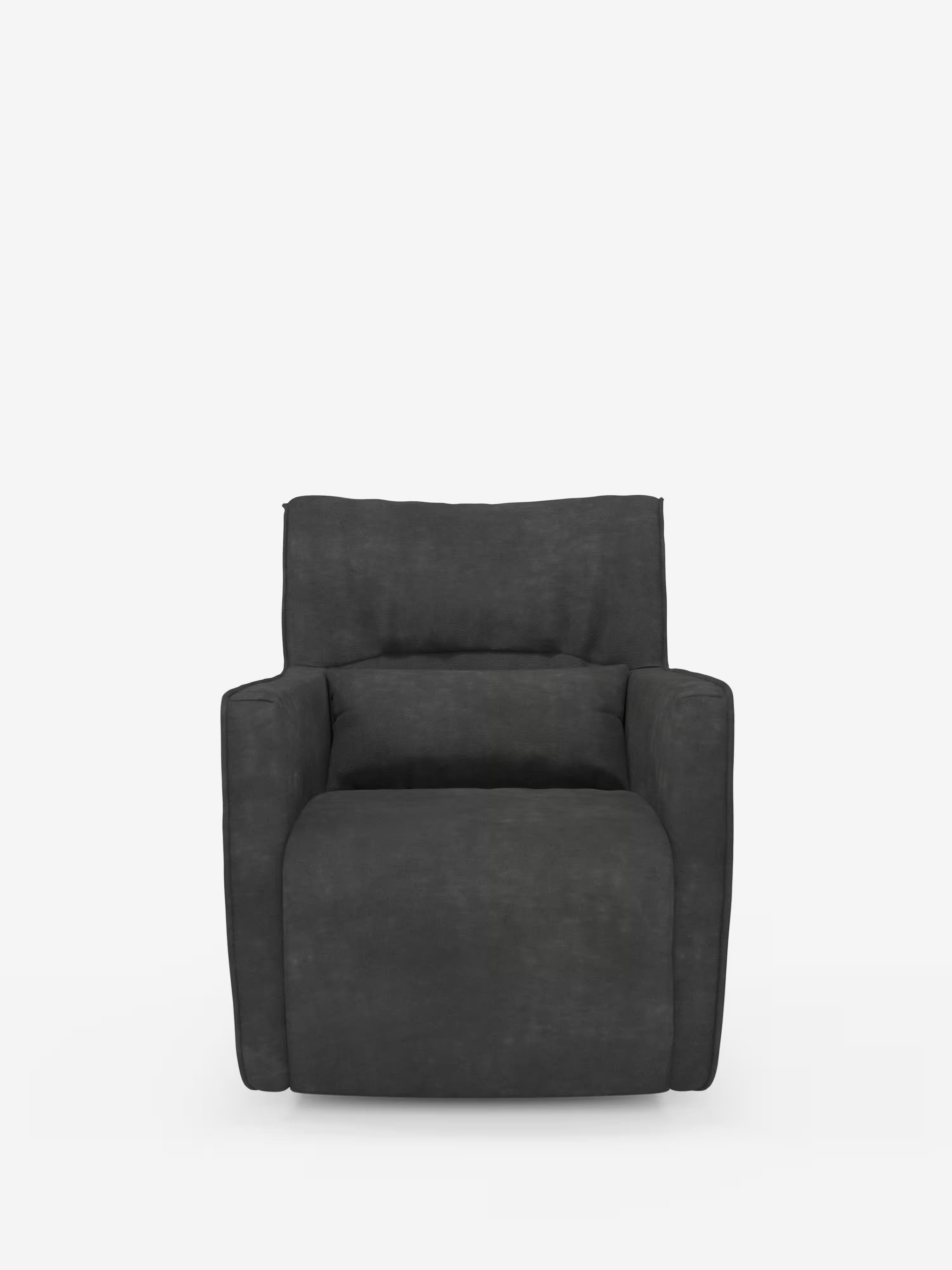Tulla poltrona girevole con cuscino poggiareni - design elegante in tessuto impermeabile
