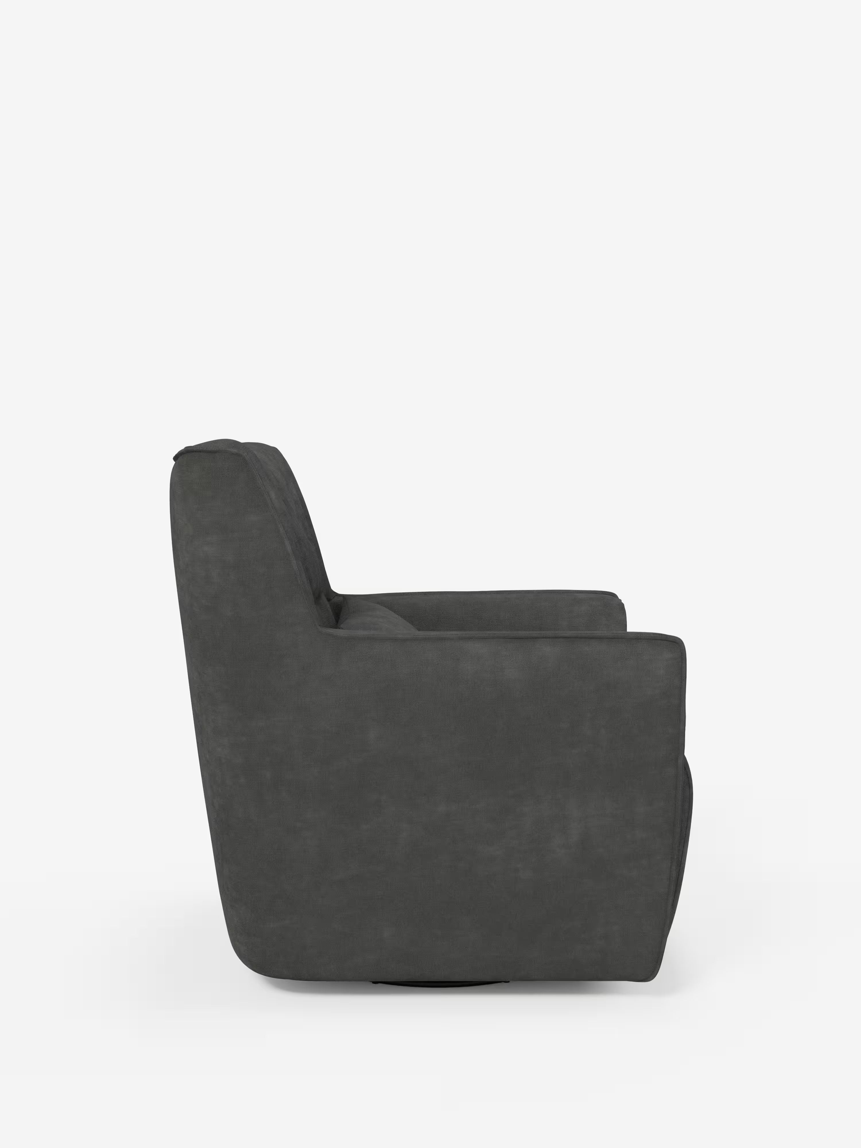 Tulla poltrona girevole con cuscino poggiareni - design elegante in tessuto impermeabile
