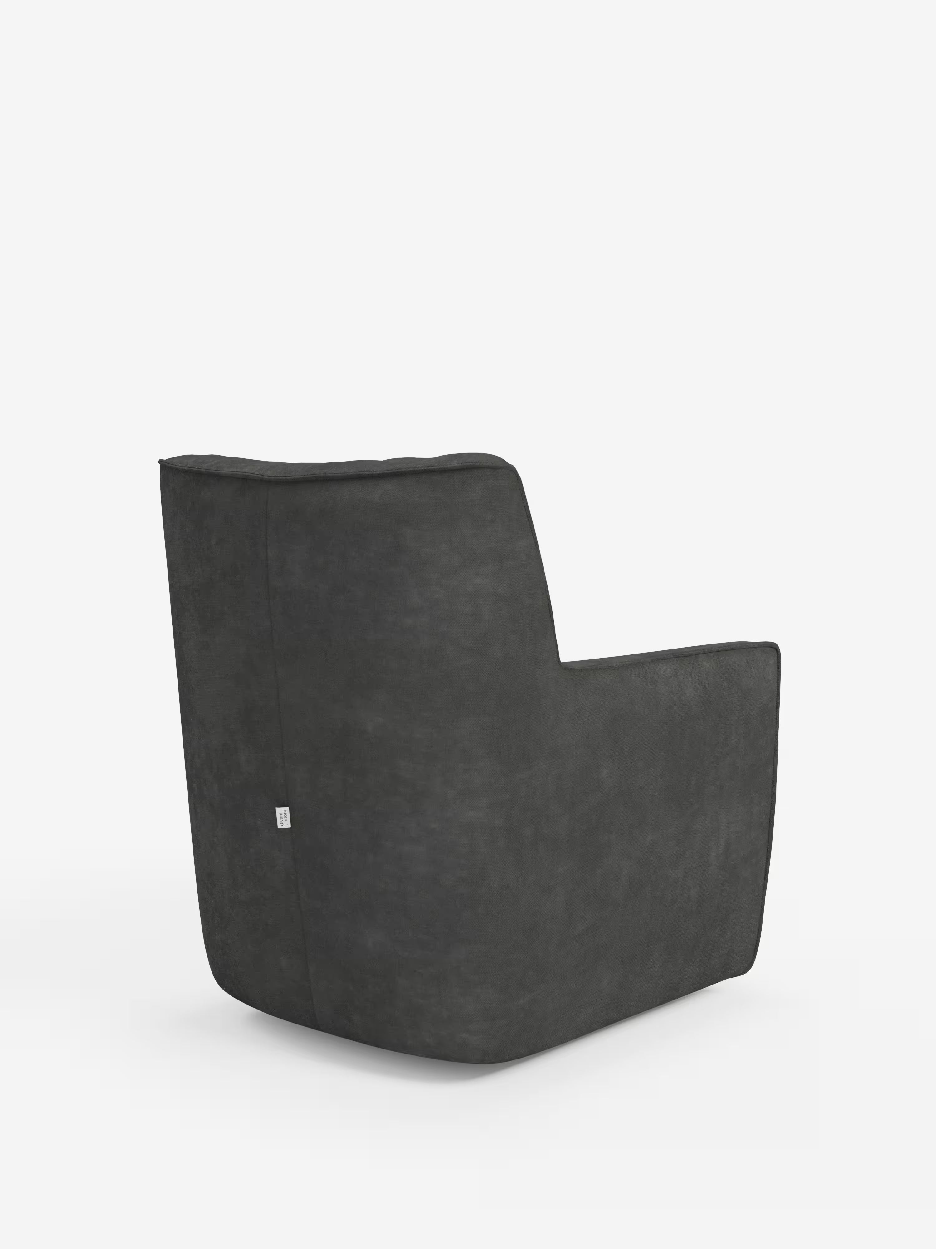 Tulla poltrona girevole con cuscino poggiareni - design elegante in tessuto impermeabile