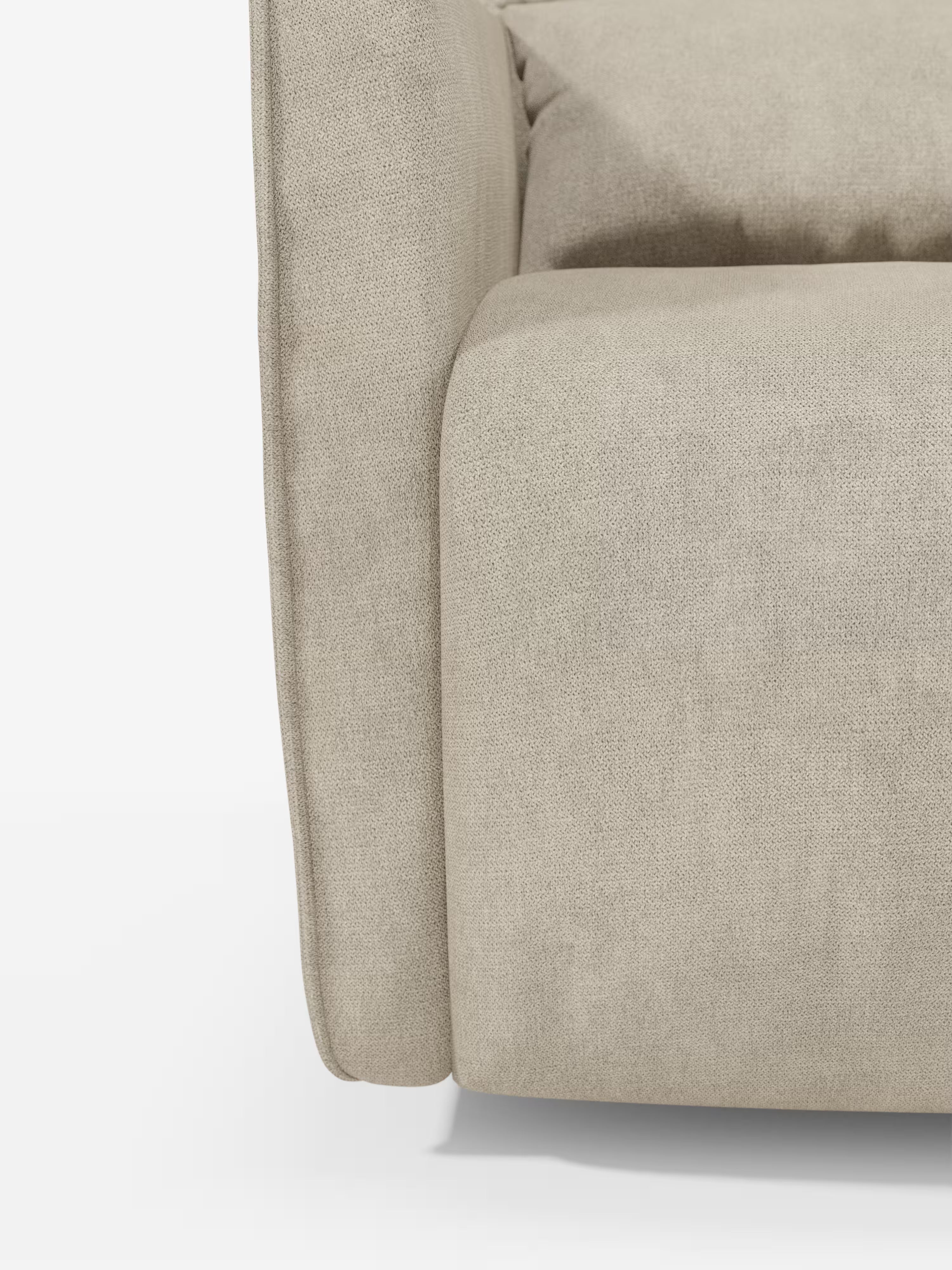 Tulla poltrona girevole con cuscino poggiareni - design elegante in tessuto impermeabile