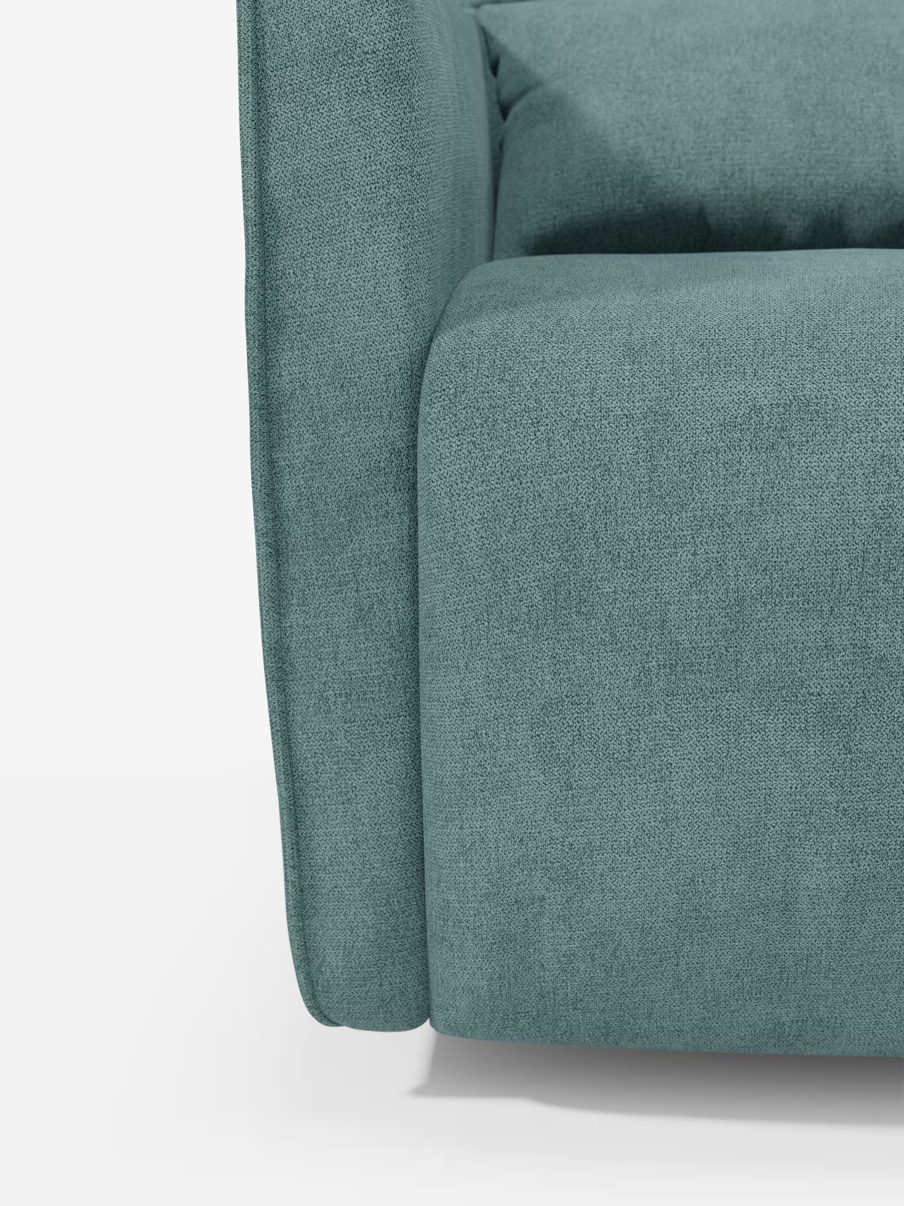 Tulla poltrona girevole con cuscino poggiareni - design elegante in tessuto impermeabile