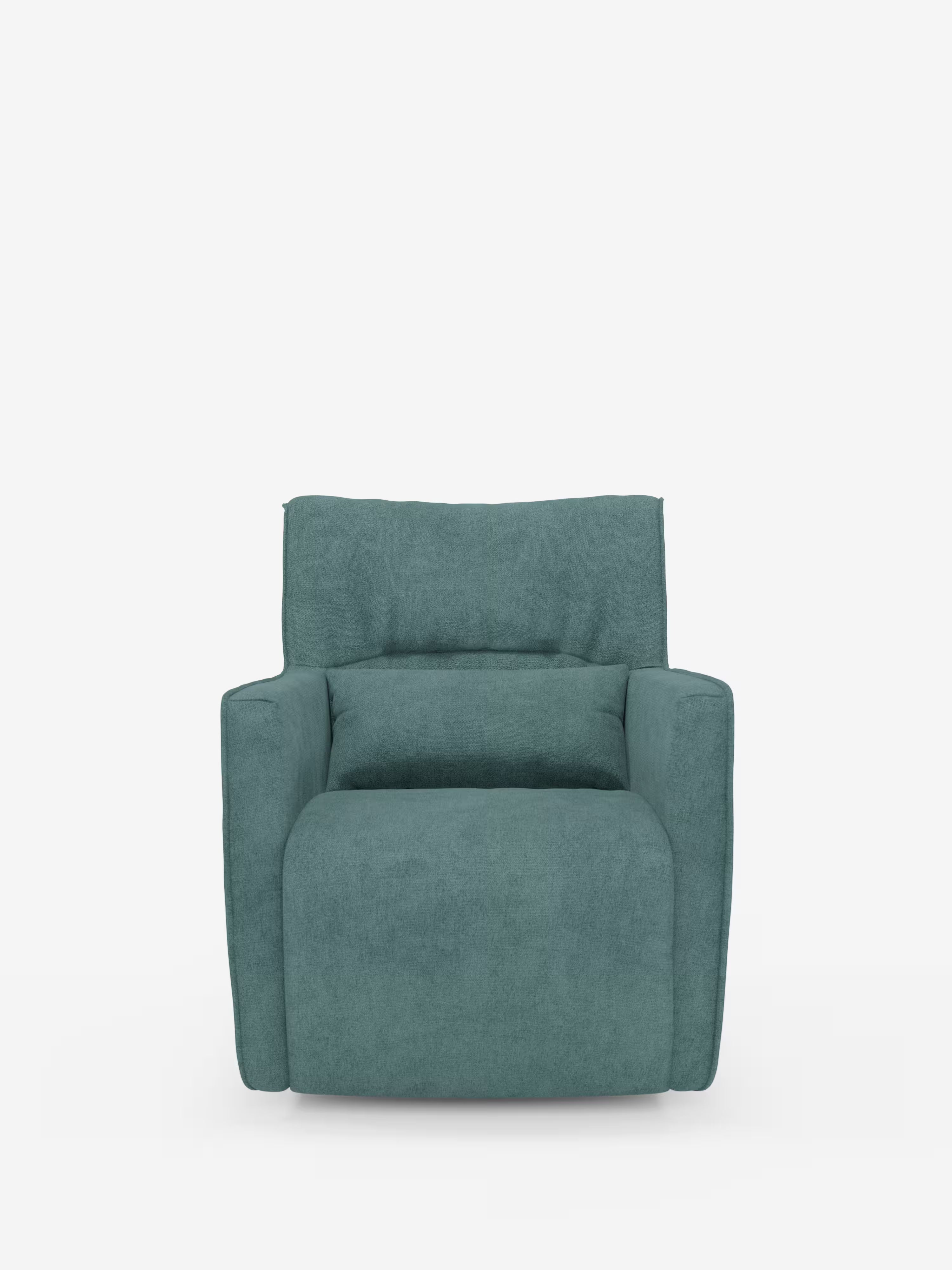Tulla poltrona girevole con cuscino poggiareni - design elegante in tessuto impermeabile