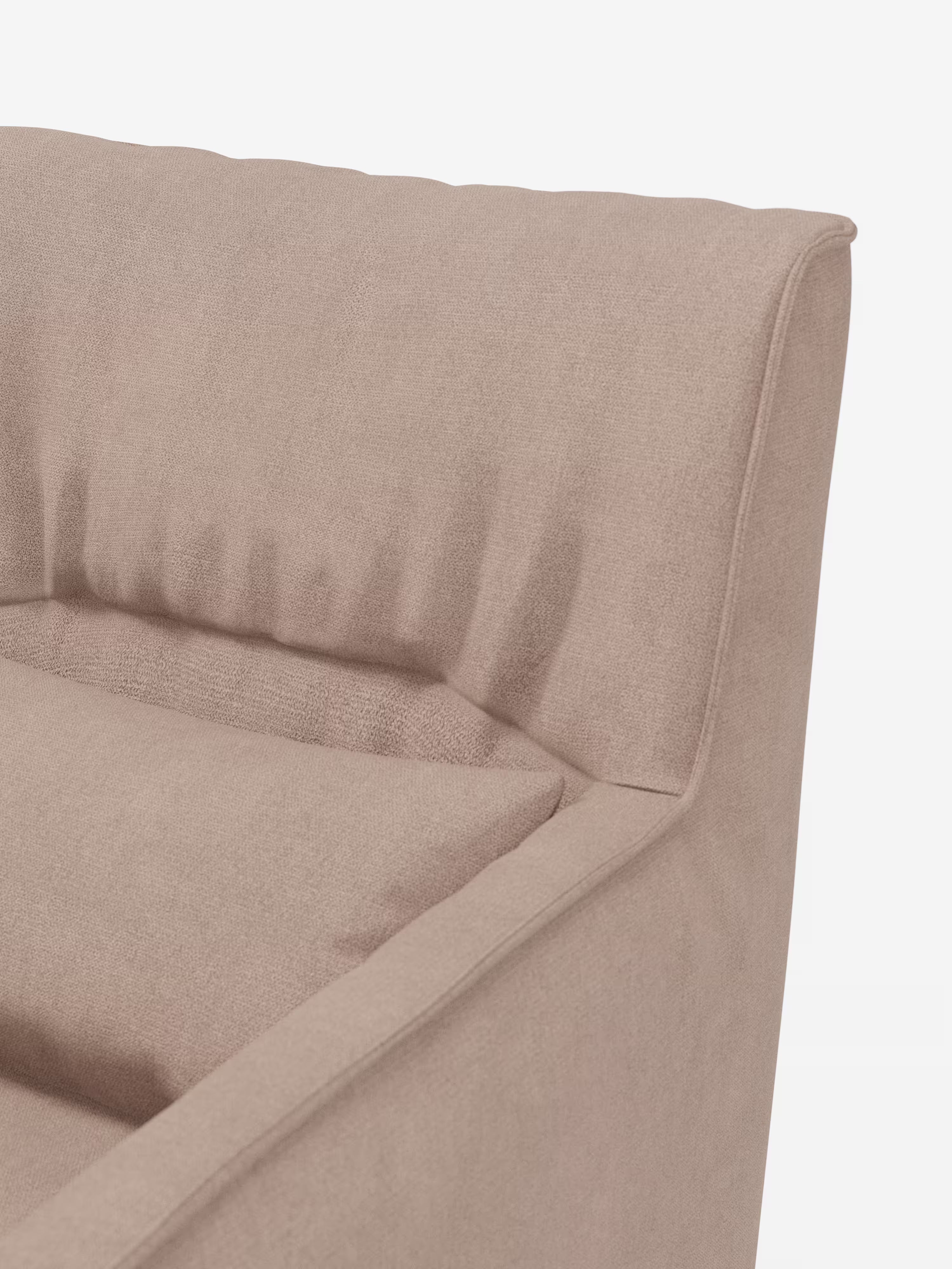 Tulla poltrona girevole con cuscino poggiareni - design elegante in tessuto impermeabile