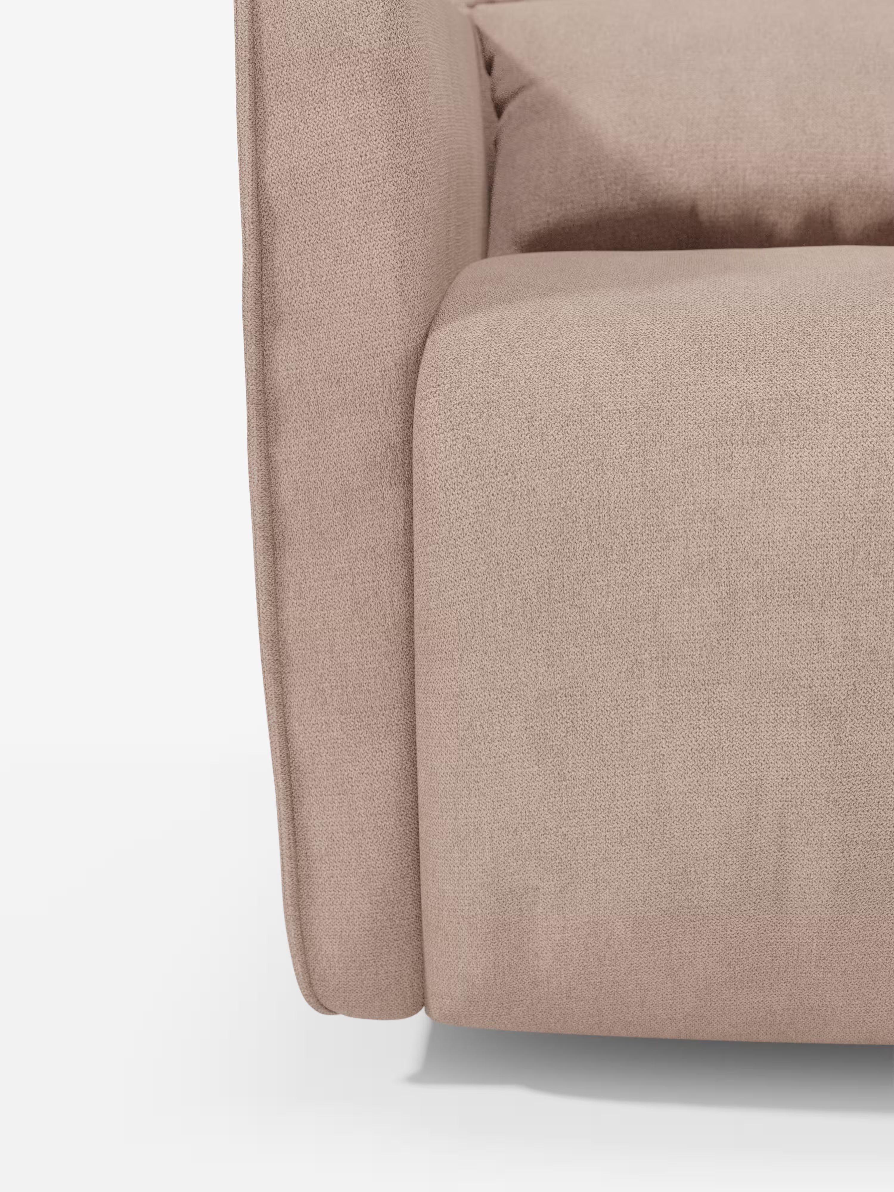 Tulla poltrona girevole con cuscino poggiareni - design elegante in tessuto impermeabile