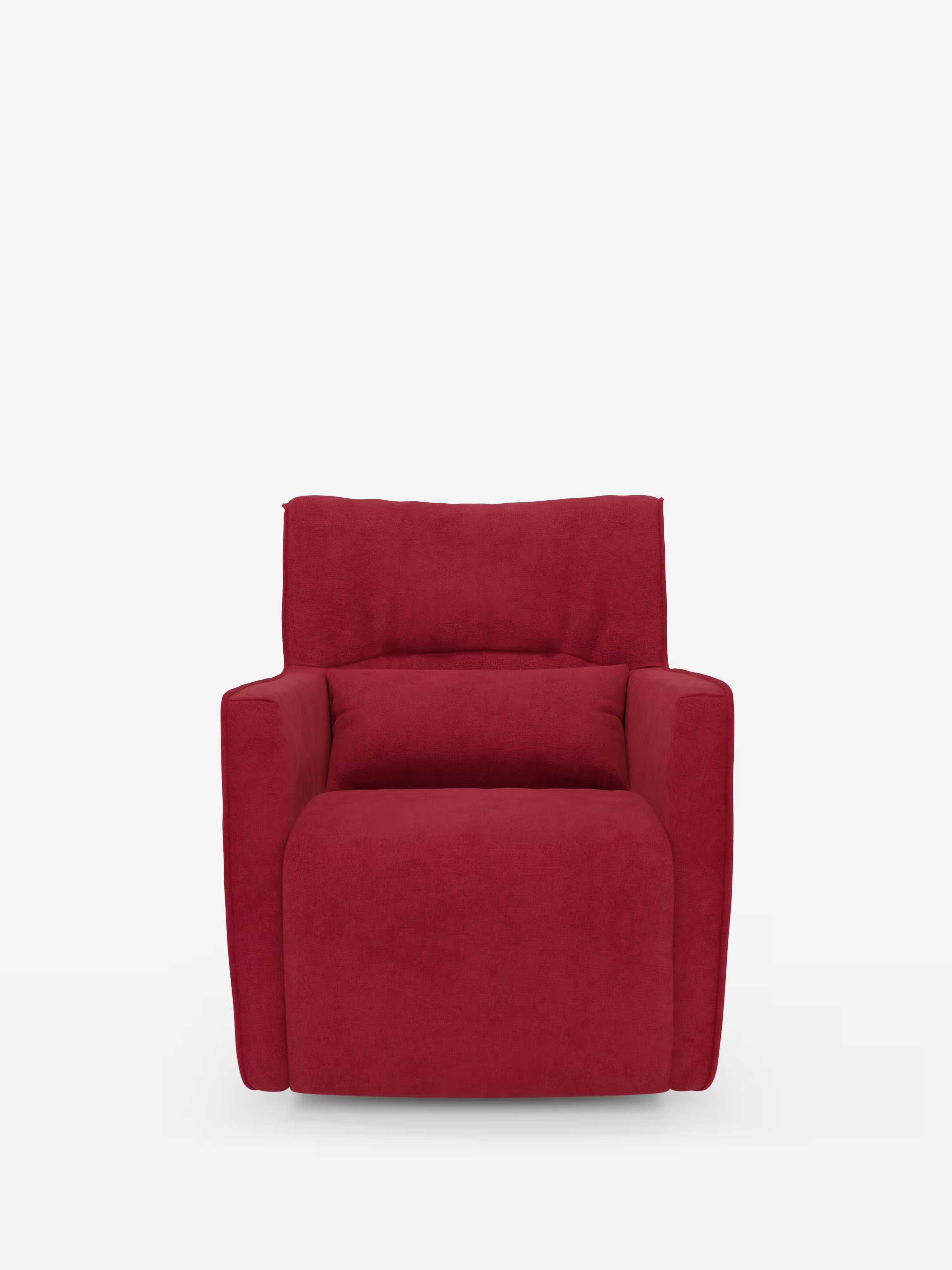 Tulla poltrona girevole con cuscino poggiareni - design elegante in tessuto impermeabile