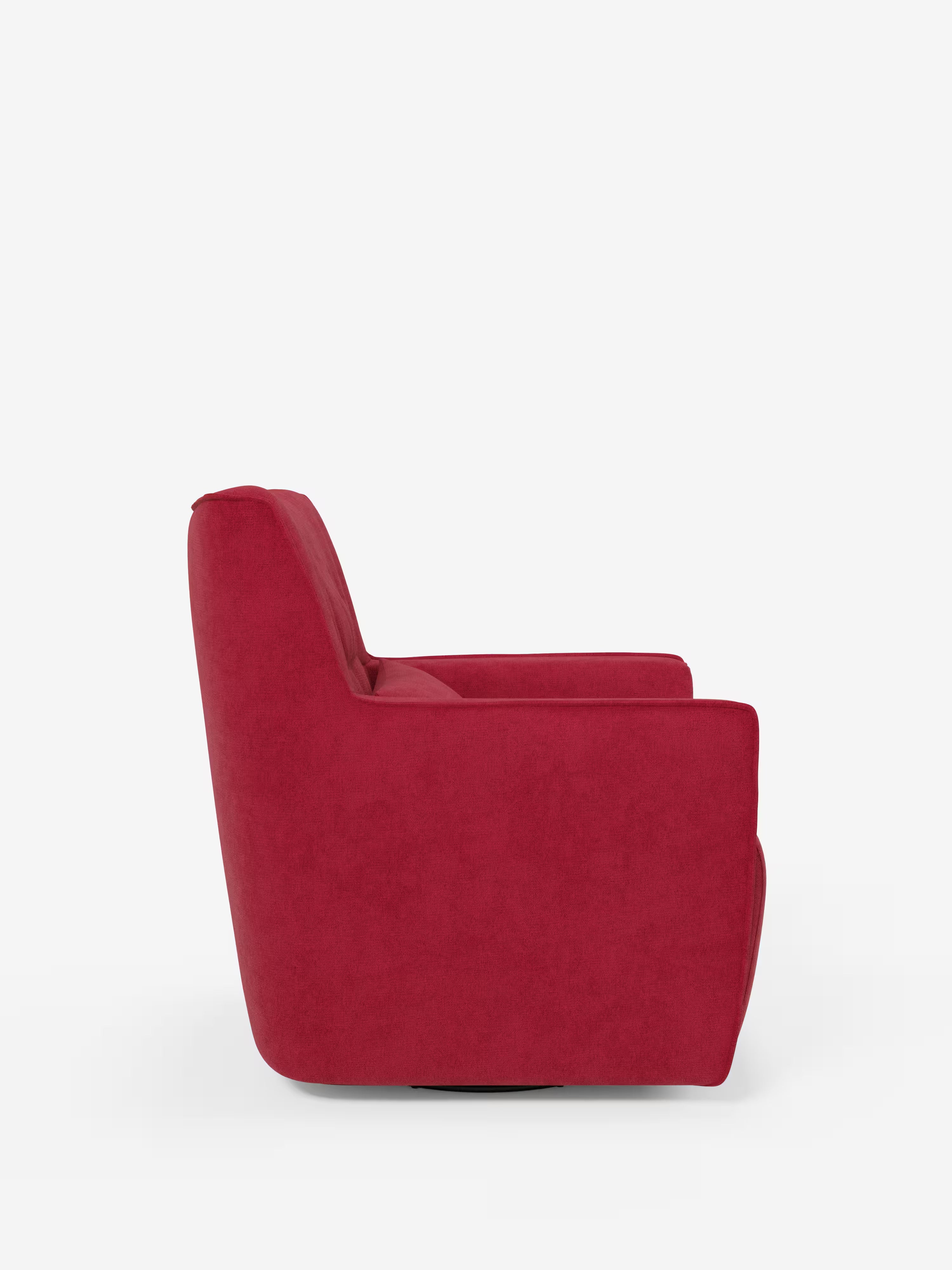 Tulla poltrona girevole con cuscino poggiareni - design elegante in tessuto impermeabile