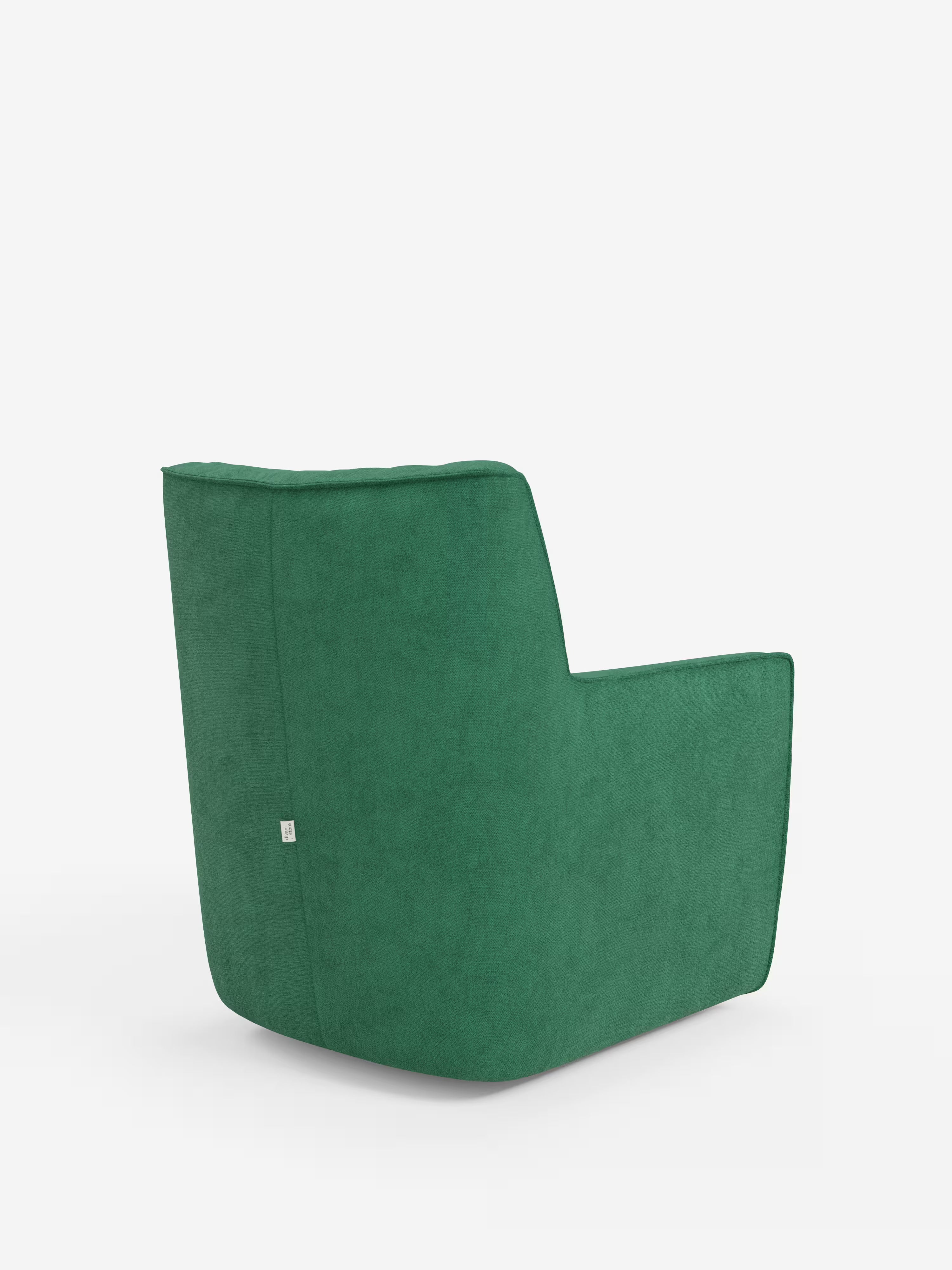 Tulla poltrona girevole con cuscino poggiareni - design elegante in tessuto impermeabile