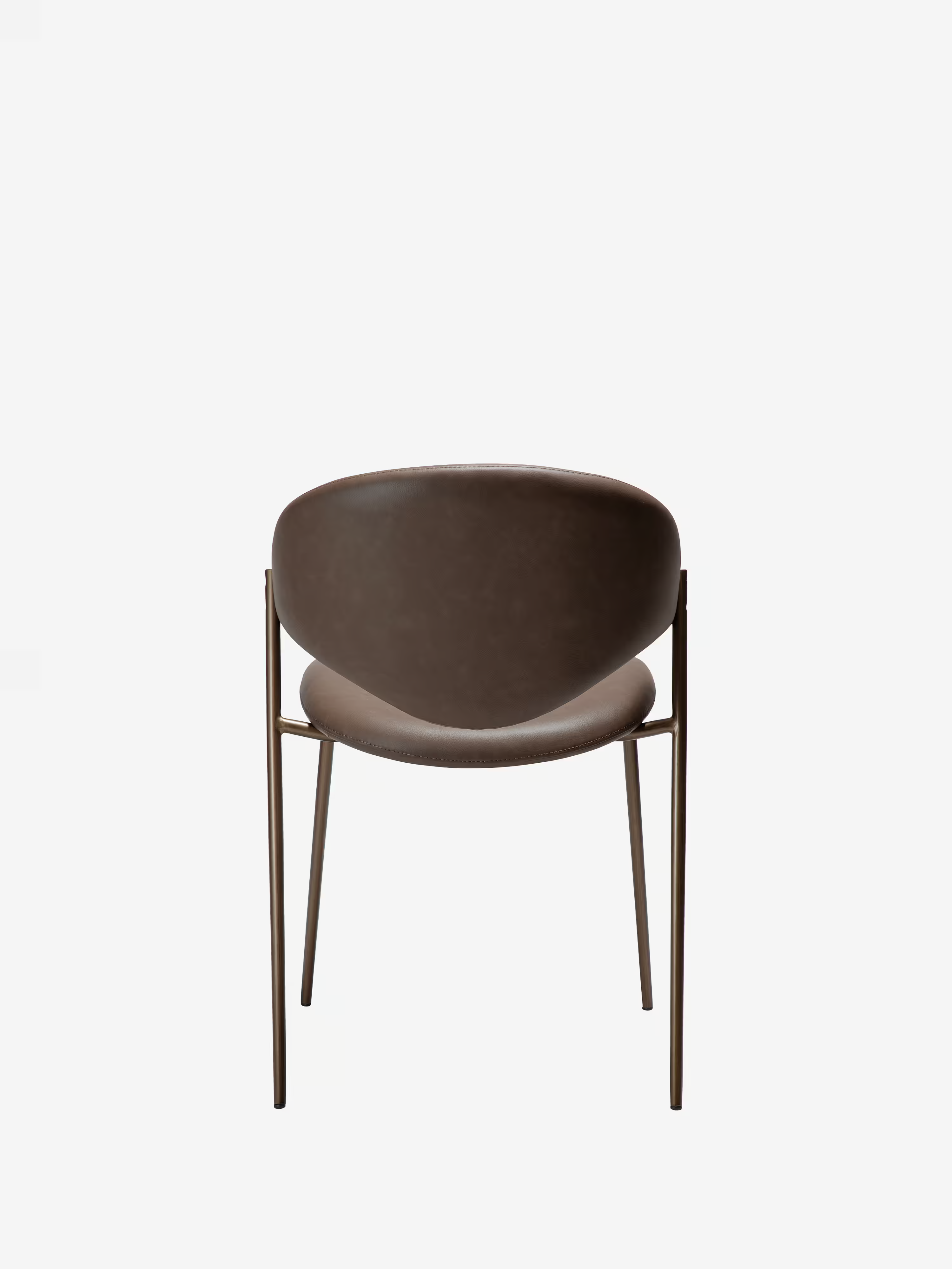Zone sedia in pelle sintetica e struttura in metallo - Eleganza scandi e comfort contemporaneo
