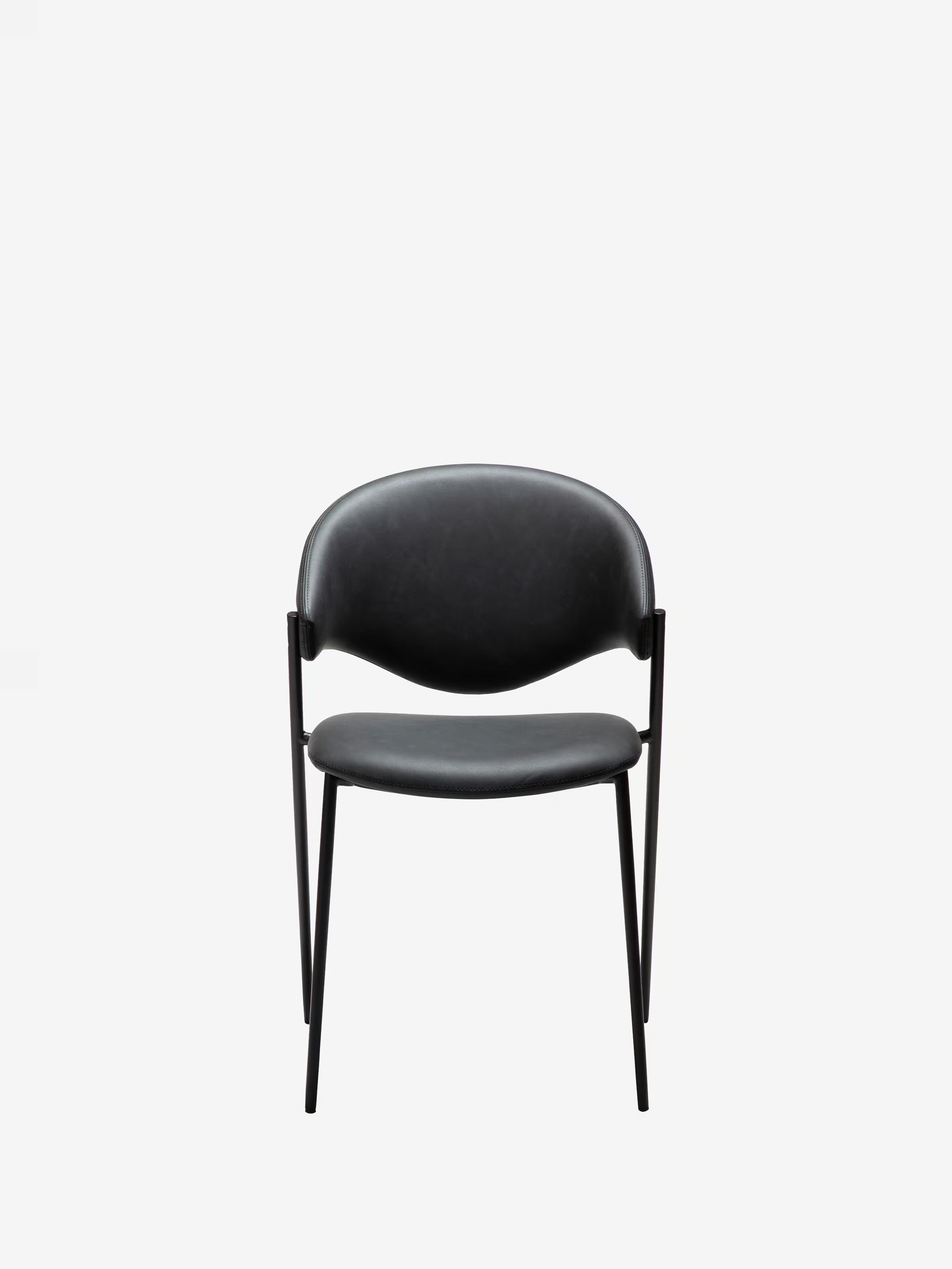 Zone sedia in pelle sintetica e struttura in metallo - Eleganza scandi e comfort contemporaneo