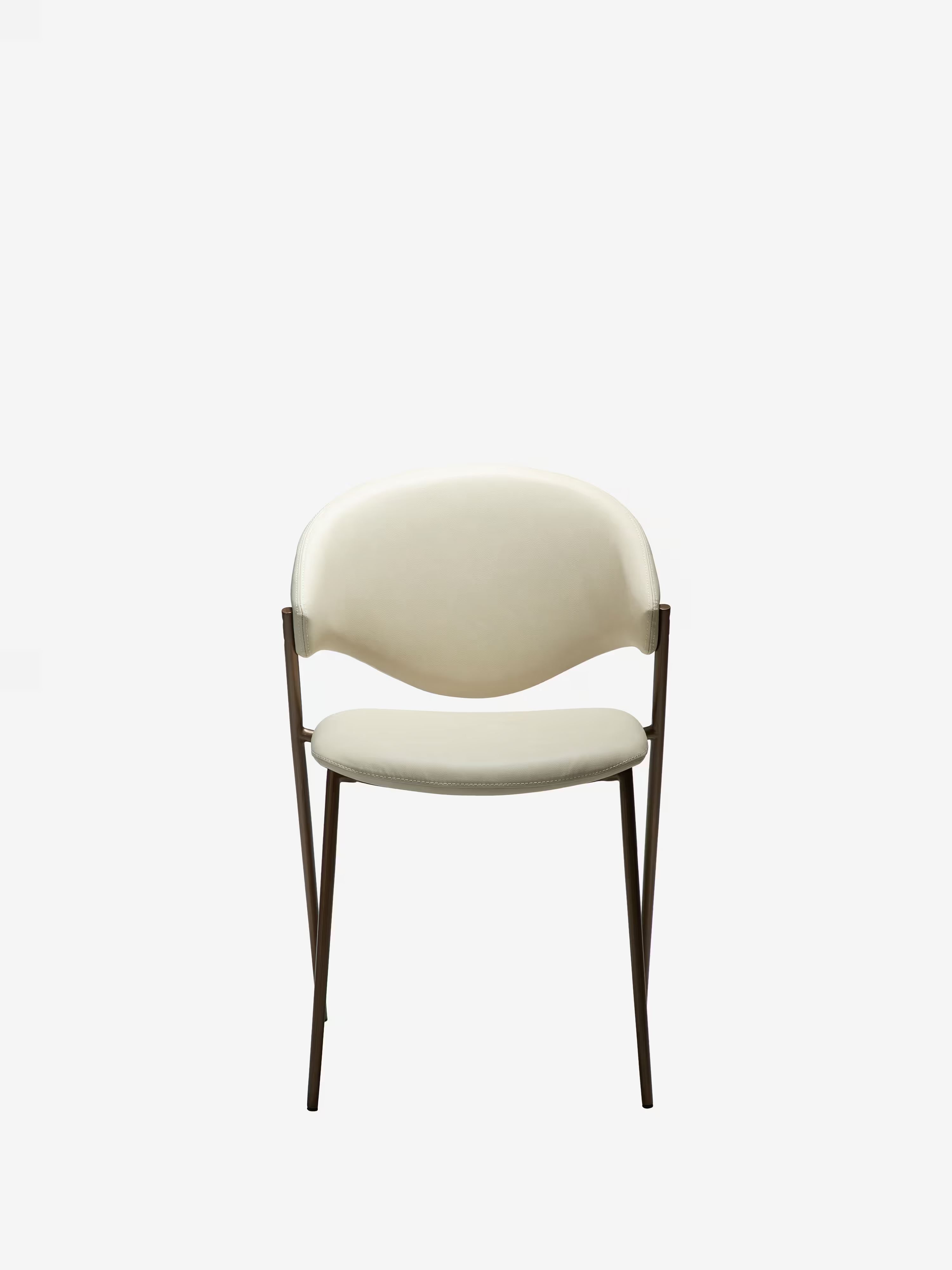 Zone sedia in pelle sintetica e struttura in metallo - Eleganza scandi e comfort contemporaneo