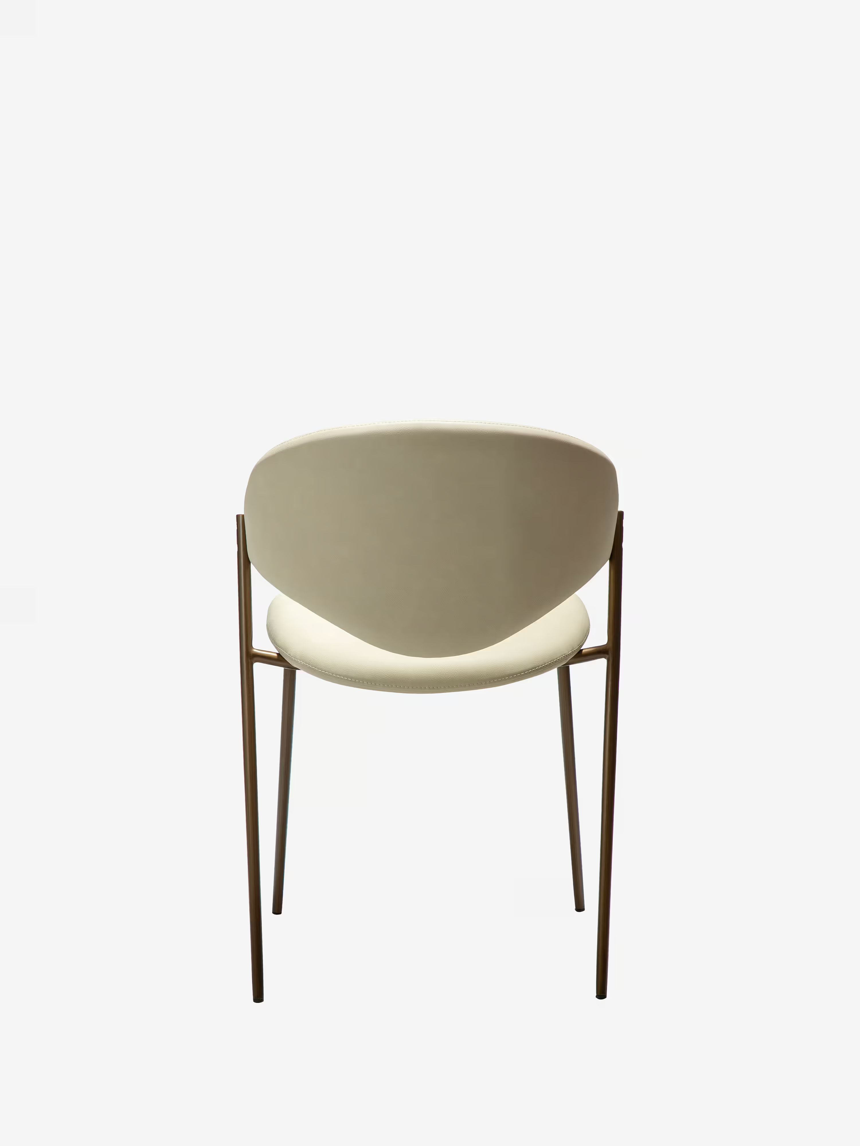Zone sedia in pelle sintetica e struttura in metallo - Eleganza scandi e comfort contemporaneo