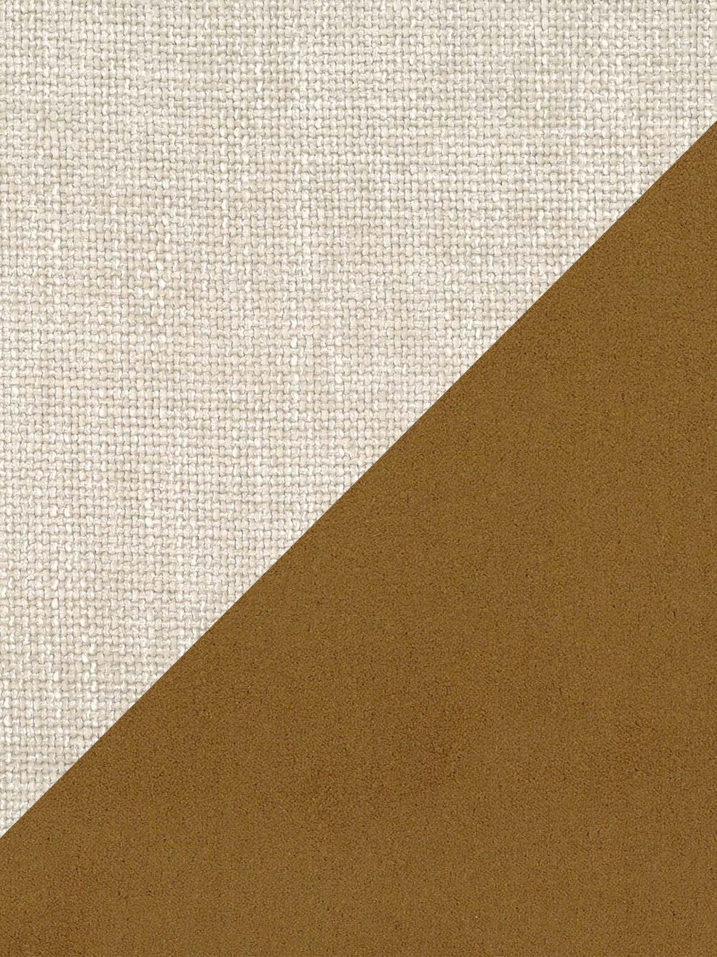 Narciso divano letto 2 e 3 posti materasso alto 18 cm - bicolore cuoio - panna in microfibra e ciniglia impermeabile